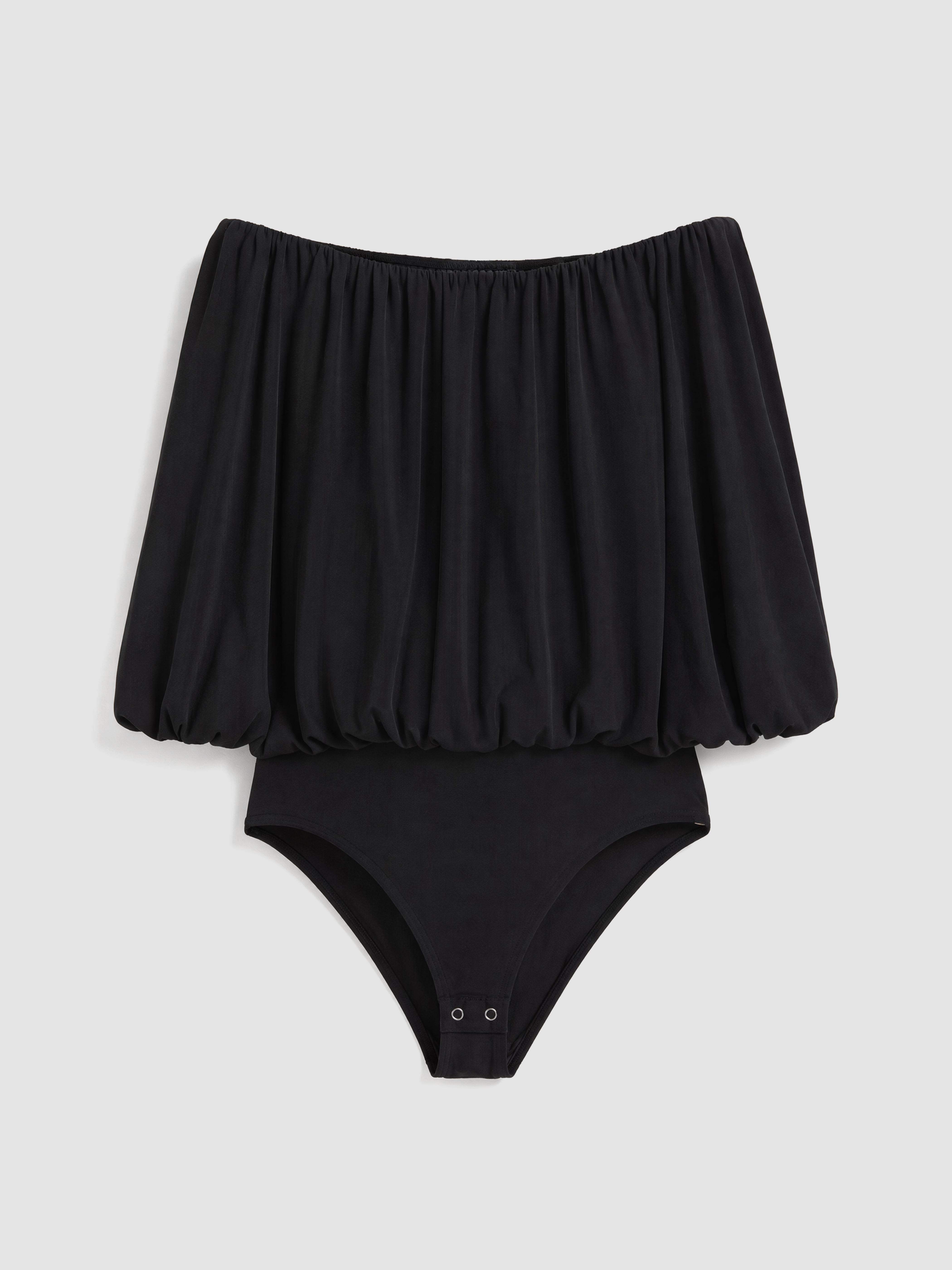 LCW Vision Bisiklet Yaka Fırfırlı Kadın Bodysuit