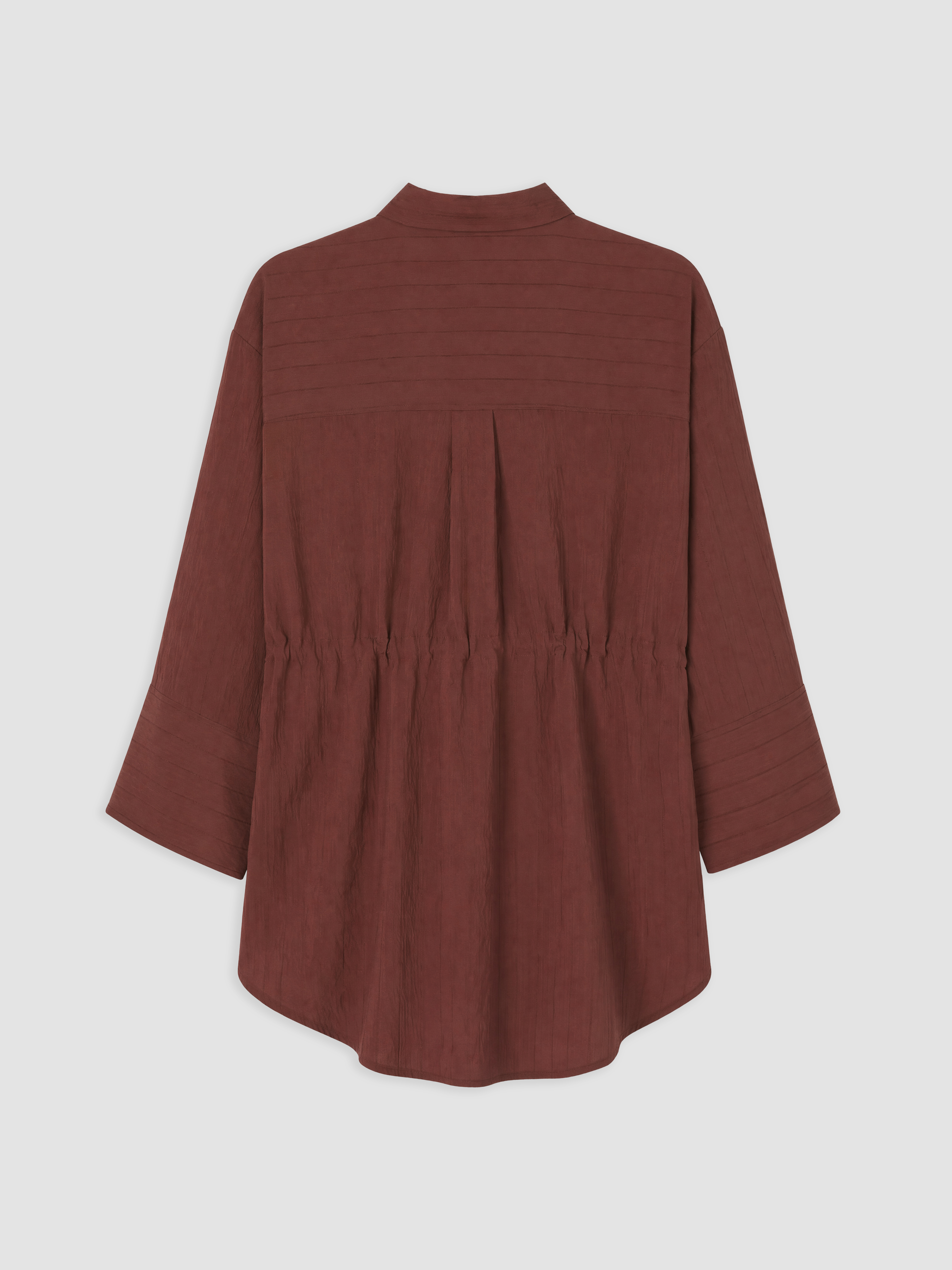 LCW EVERYDAY Dokulu Oversize Armürlü Kadın Gömlek görsel 6