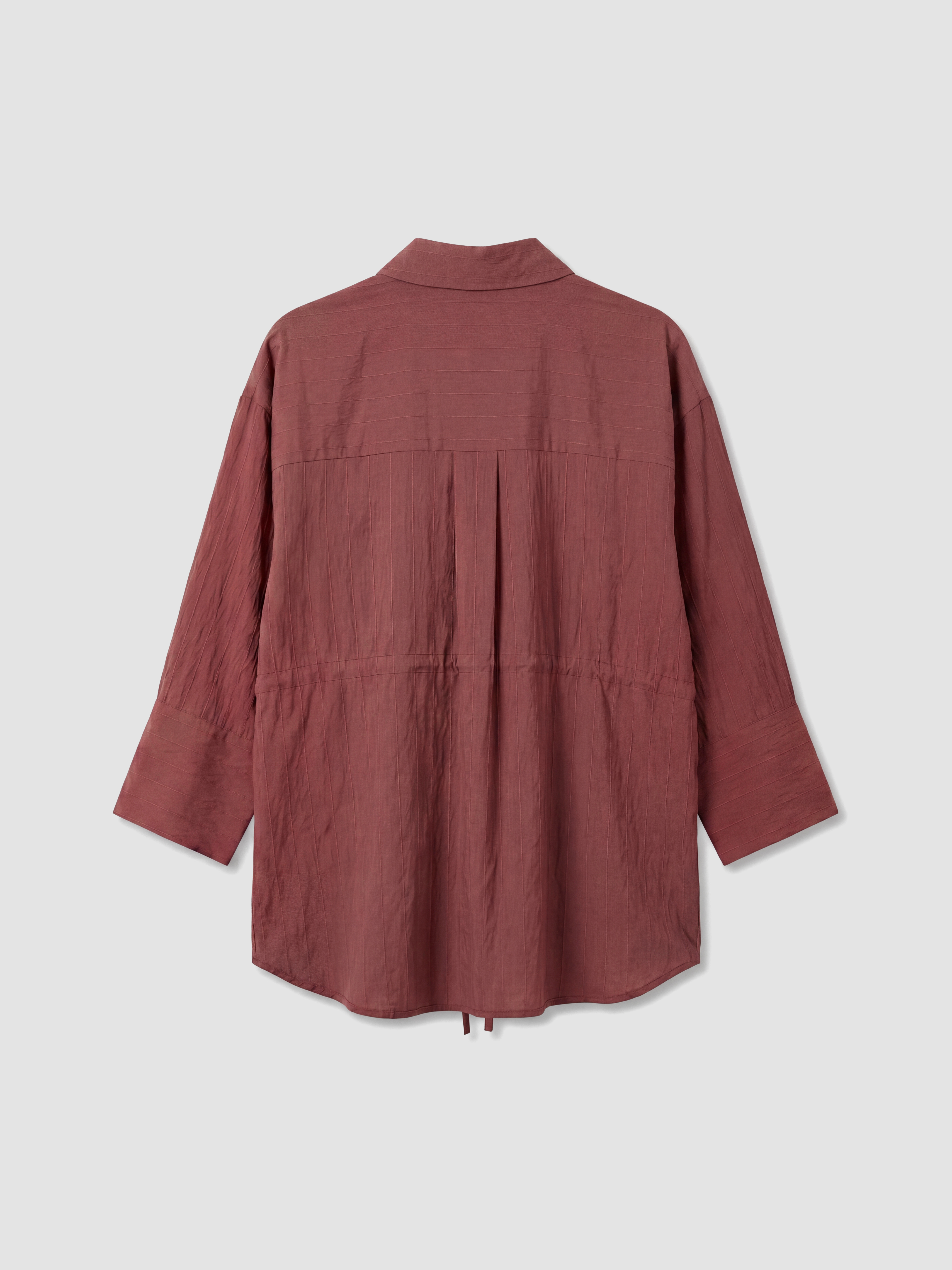 LCW EVERYDAY Dokulu Oversize Armürlü Kadın Gömlek görsel 7