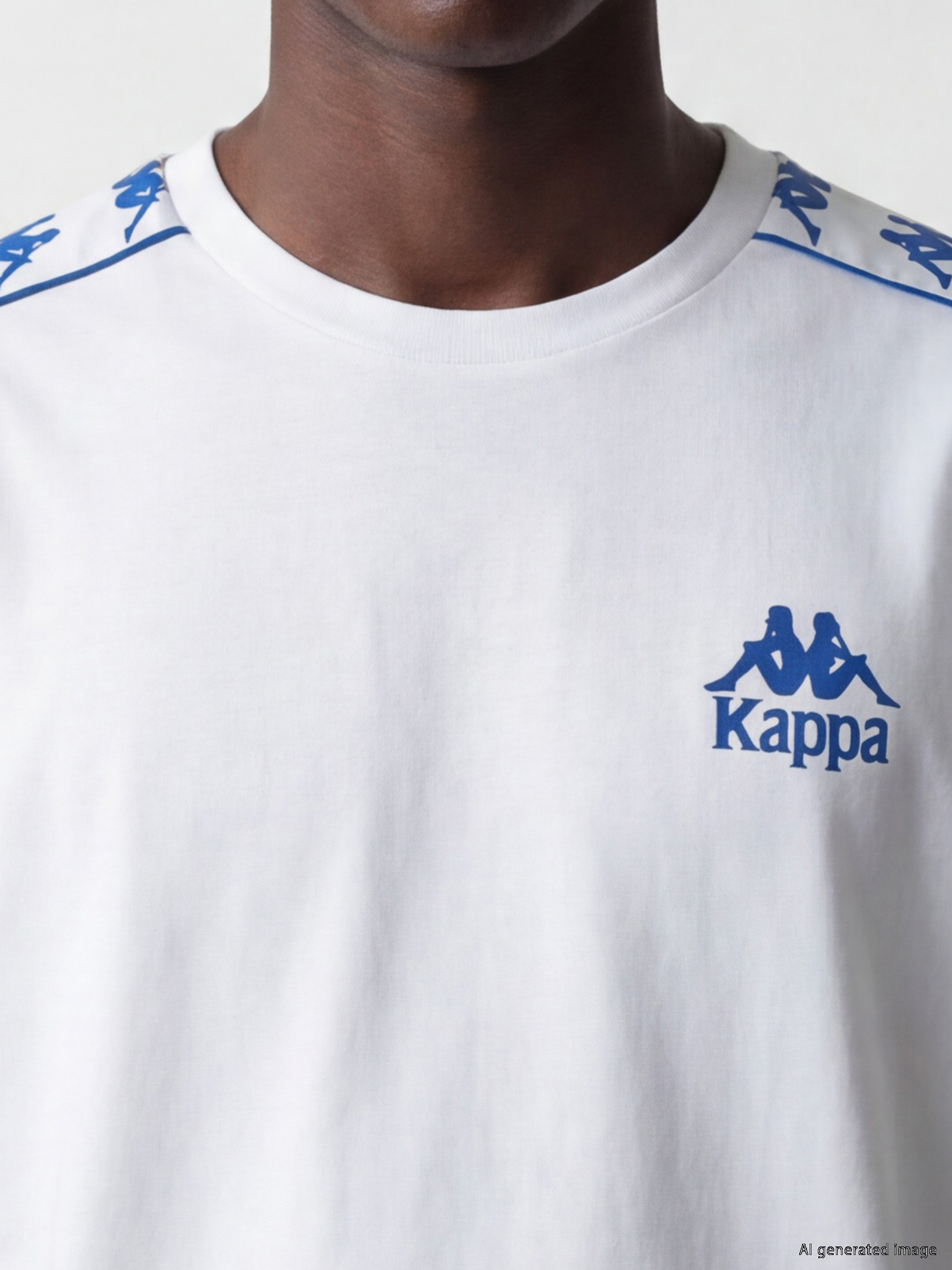 Kappa LC WAIKIKI Bisiklet Yaka Baskılı Erkek Spor Tişört görsel 3