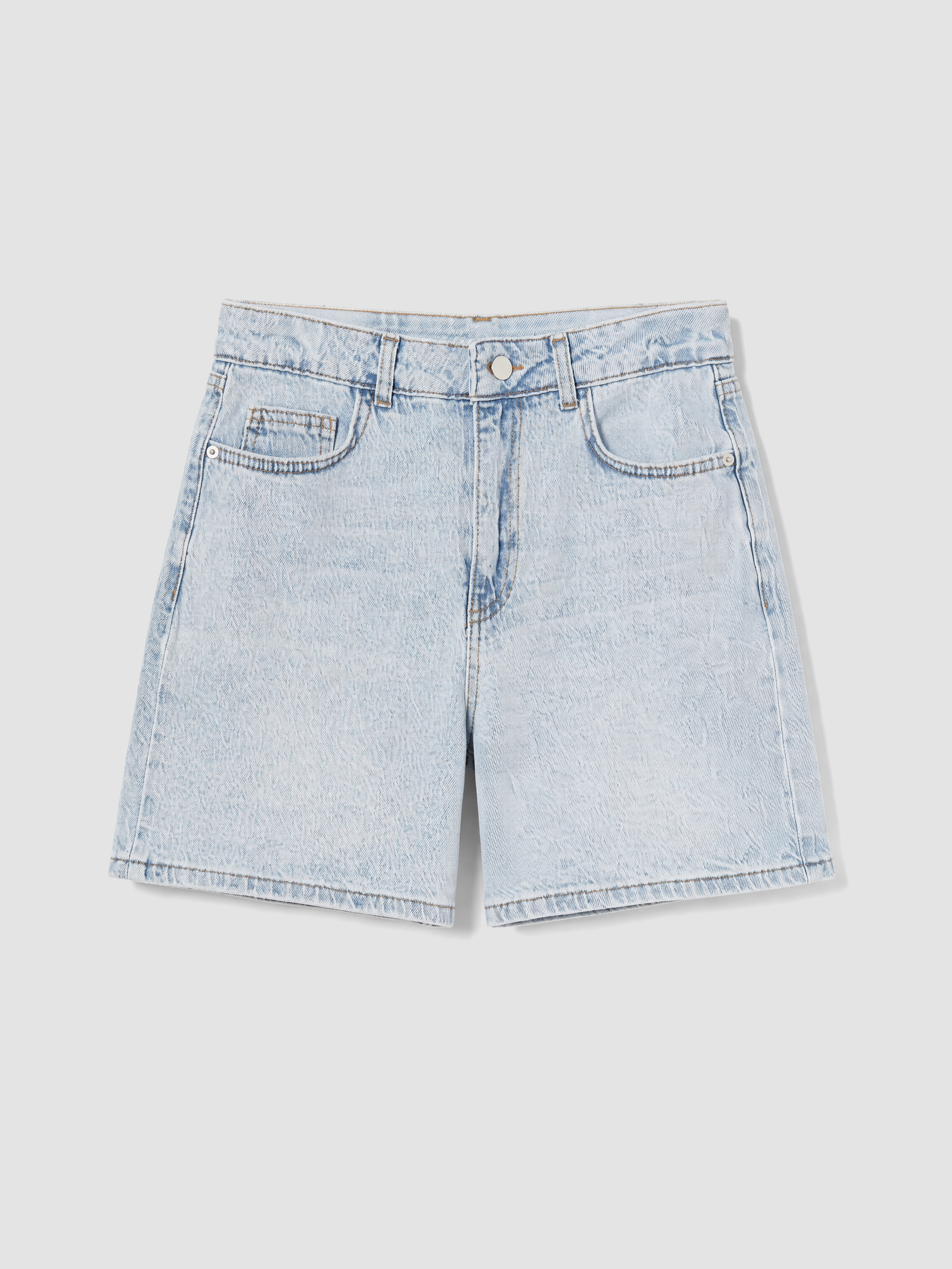 LCW Comfort Regular Fit Kadın Jean Şort görsel 4