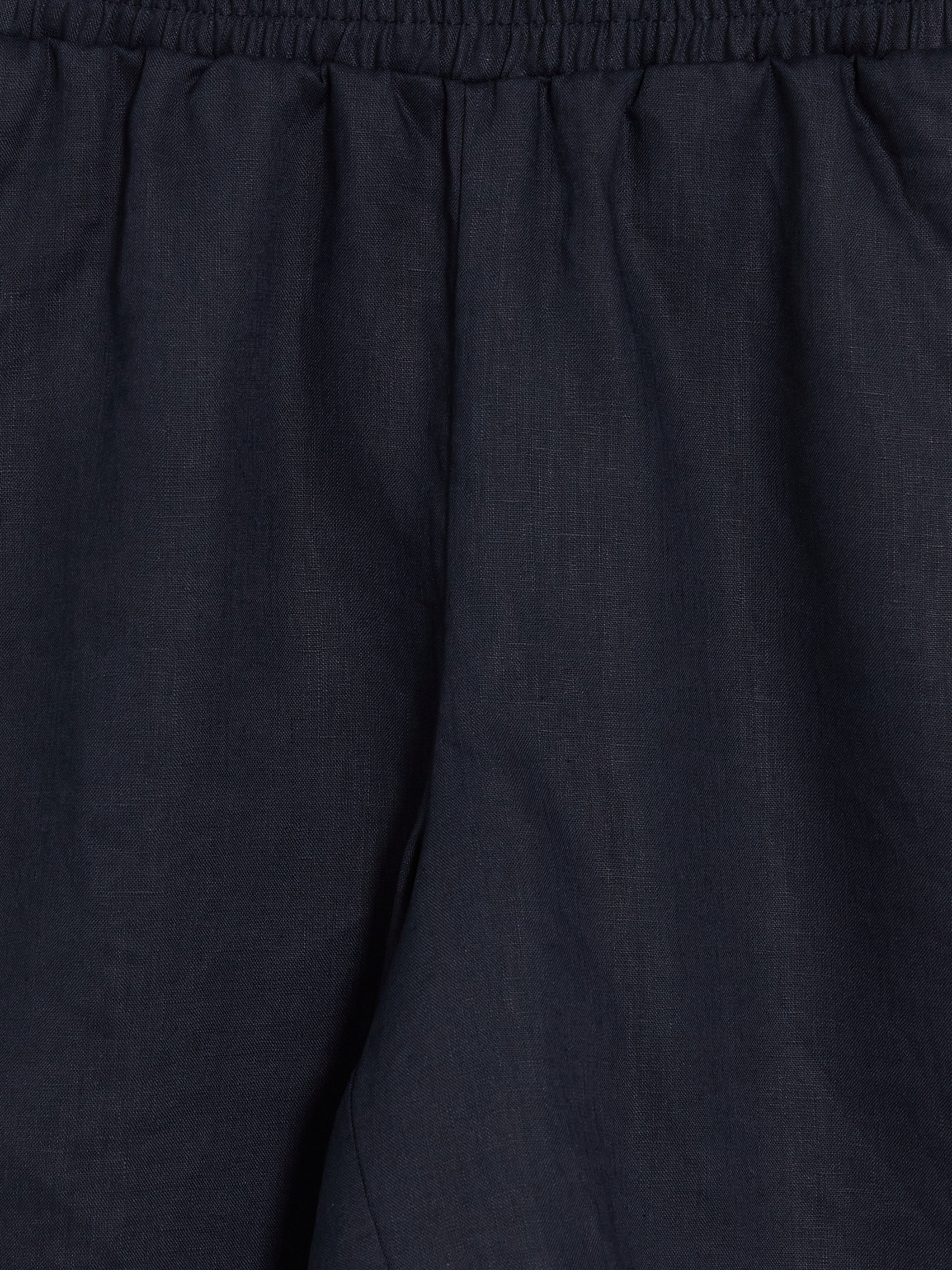 LCW Comfort Beli Lastikli %100 Keten Kadın Şort görsel 6