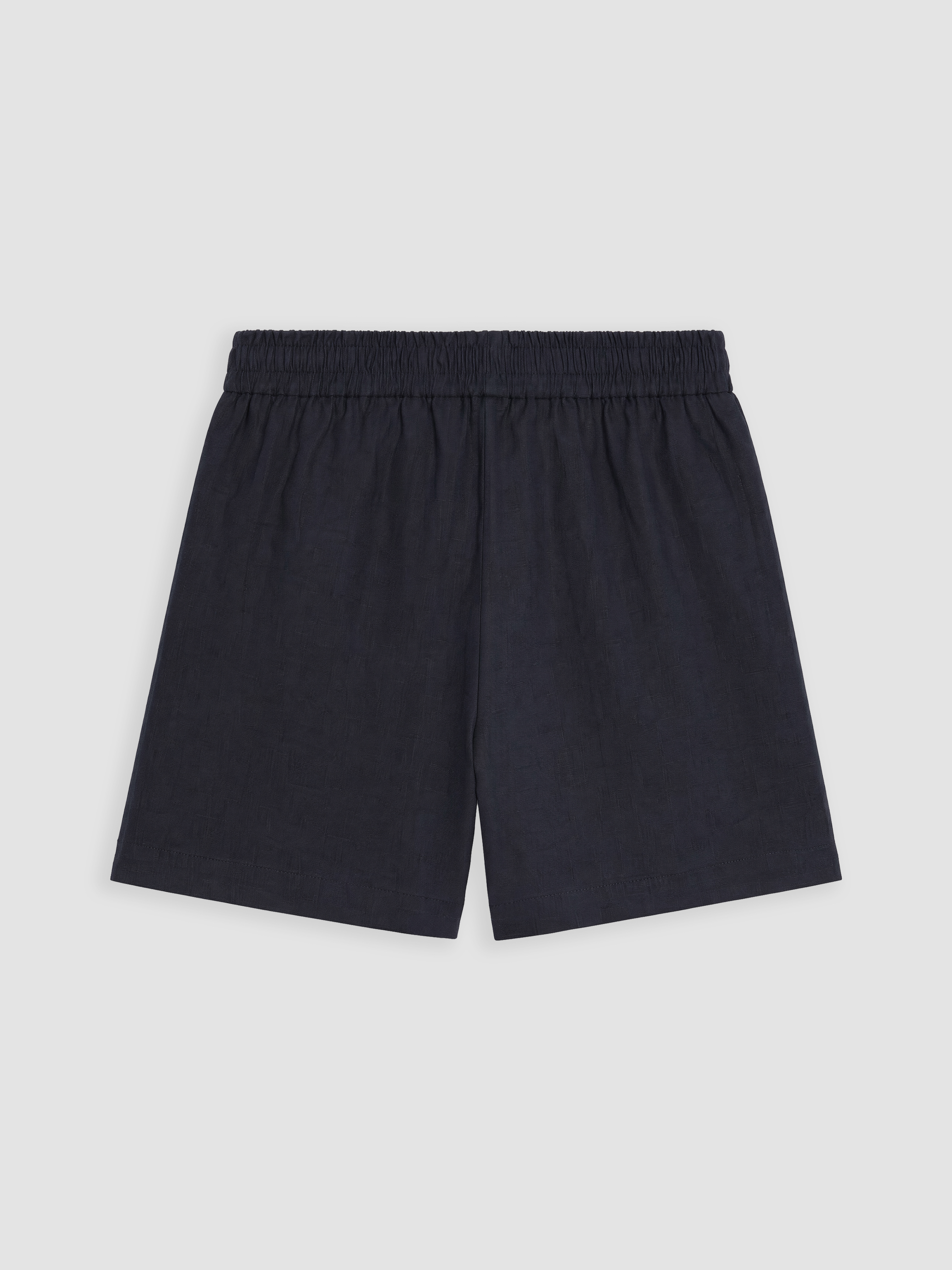 LCW Comfort Beli Lastikli %100 Keten Kadın Şort görsel 7