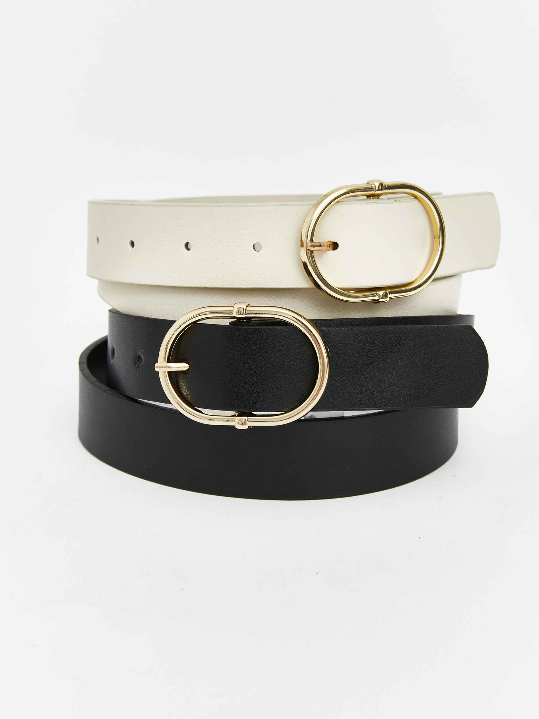 LCW ACCESSORIES Deri Görünümlü Kadın Kemer 2'li görsel 2