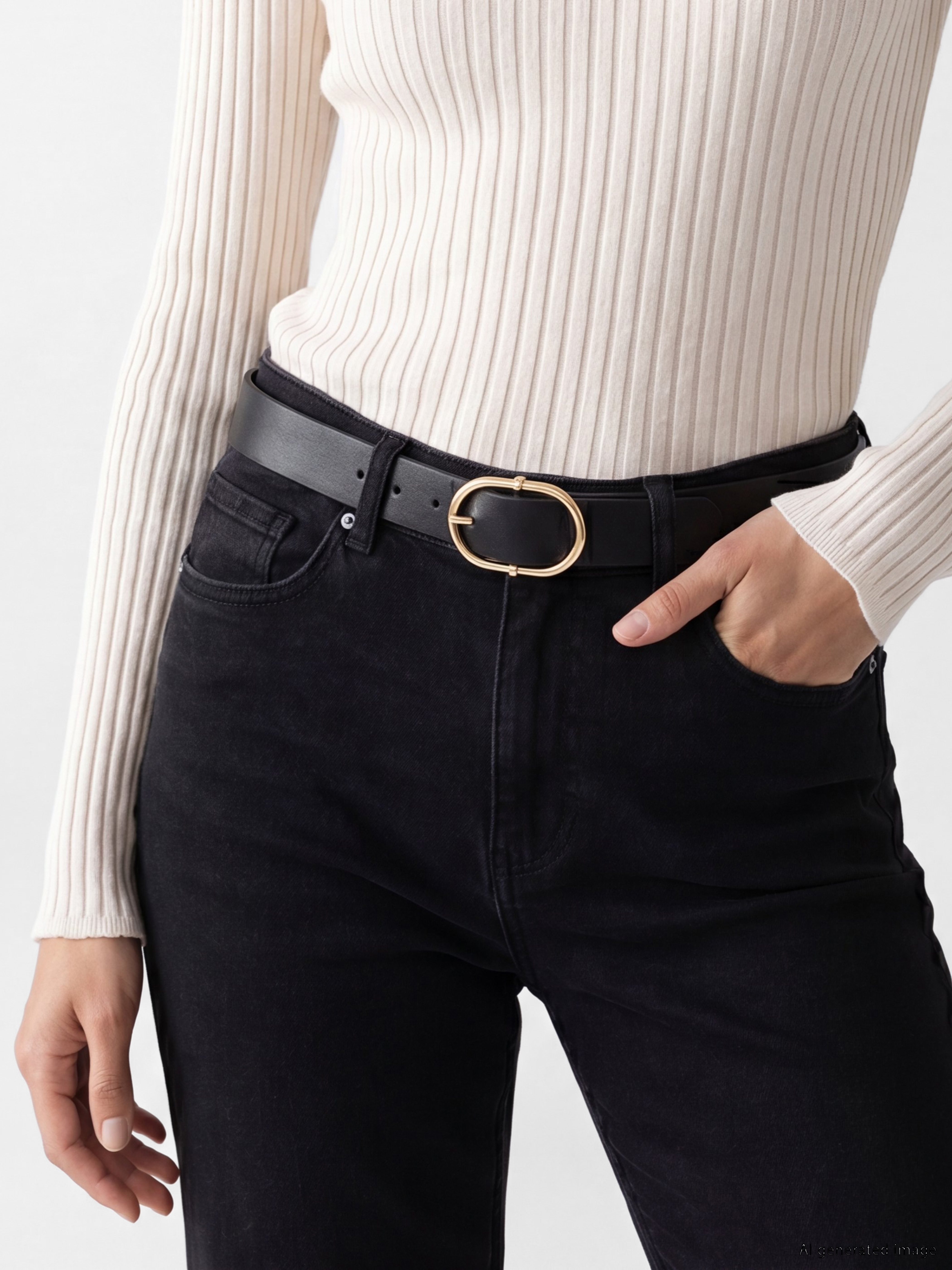 LCW ACCESSORIES Deri Görünümlü Kadın Kemer 2'li