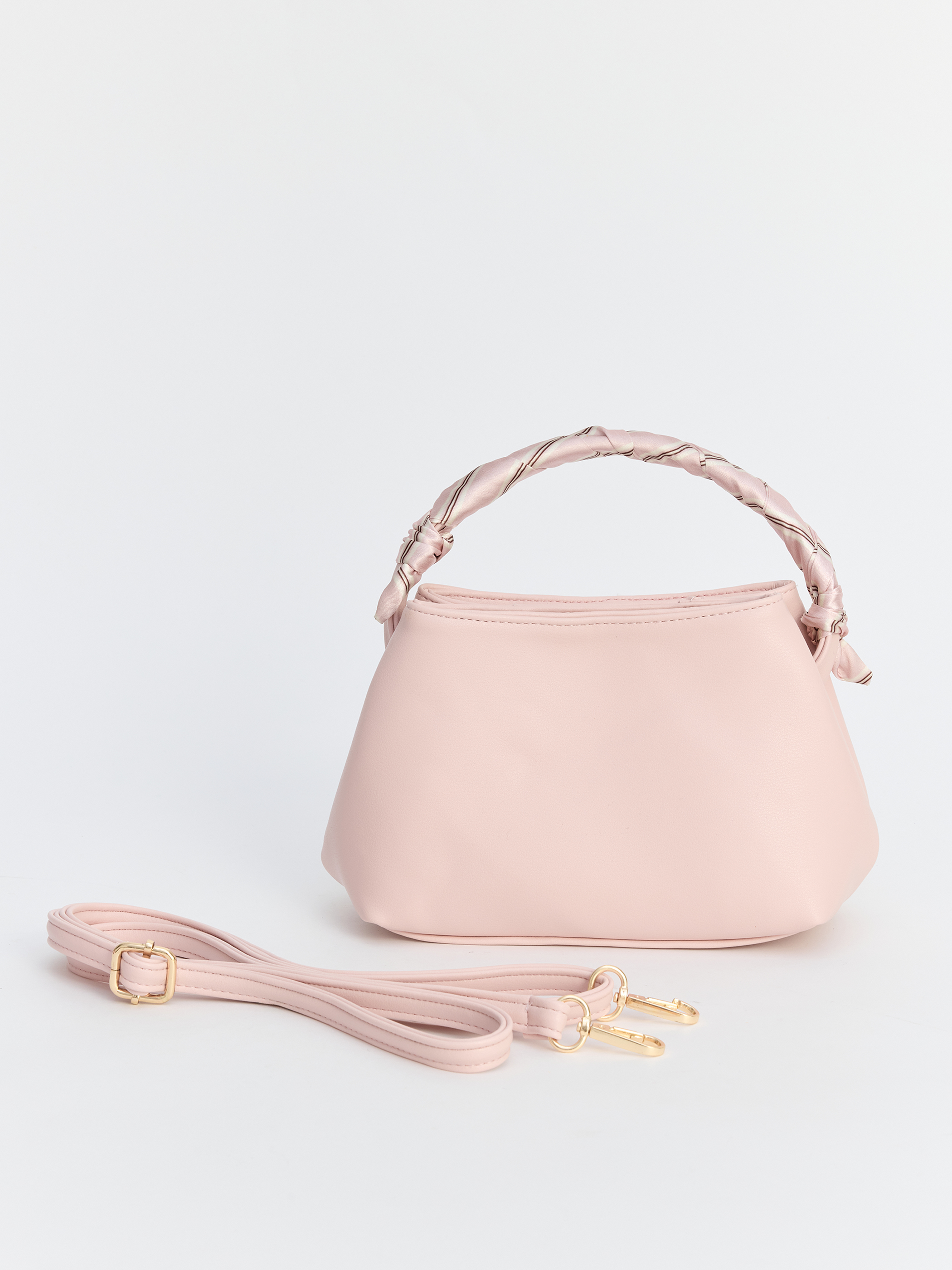 LCW ACCESSORIES Fular Detaylı Deri Görünümlü Kadın Omuz Çantası