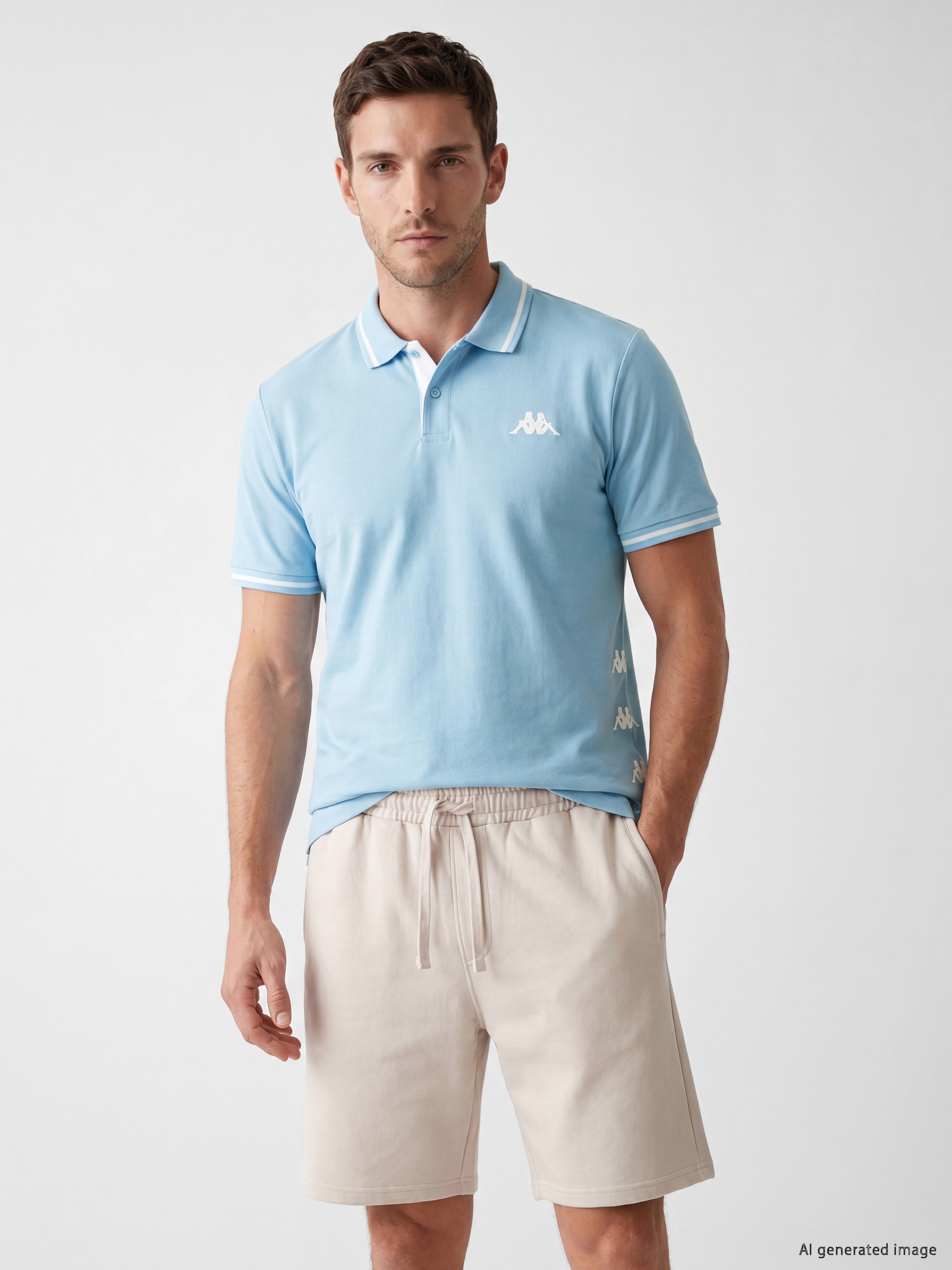 Kappa LC WAIKIKI Polo Yaka Pike Unisex Tişört görsel 3