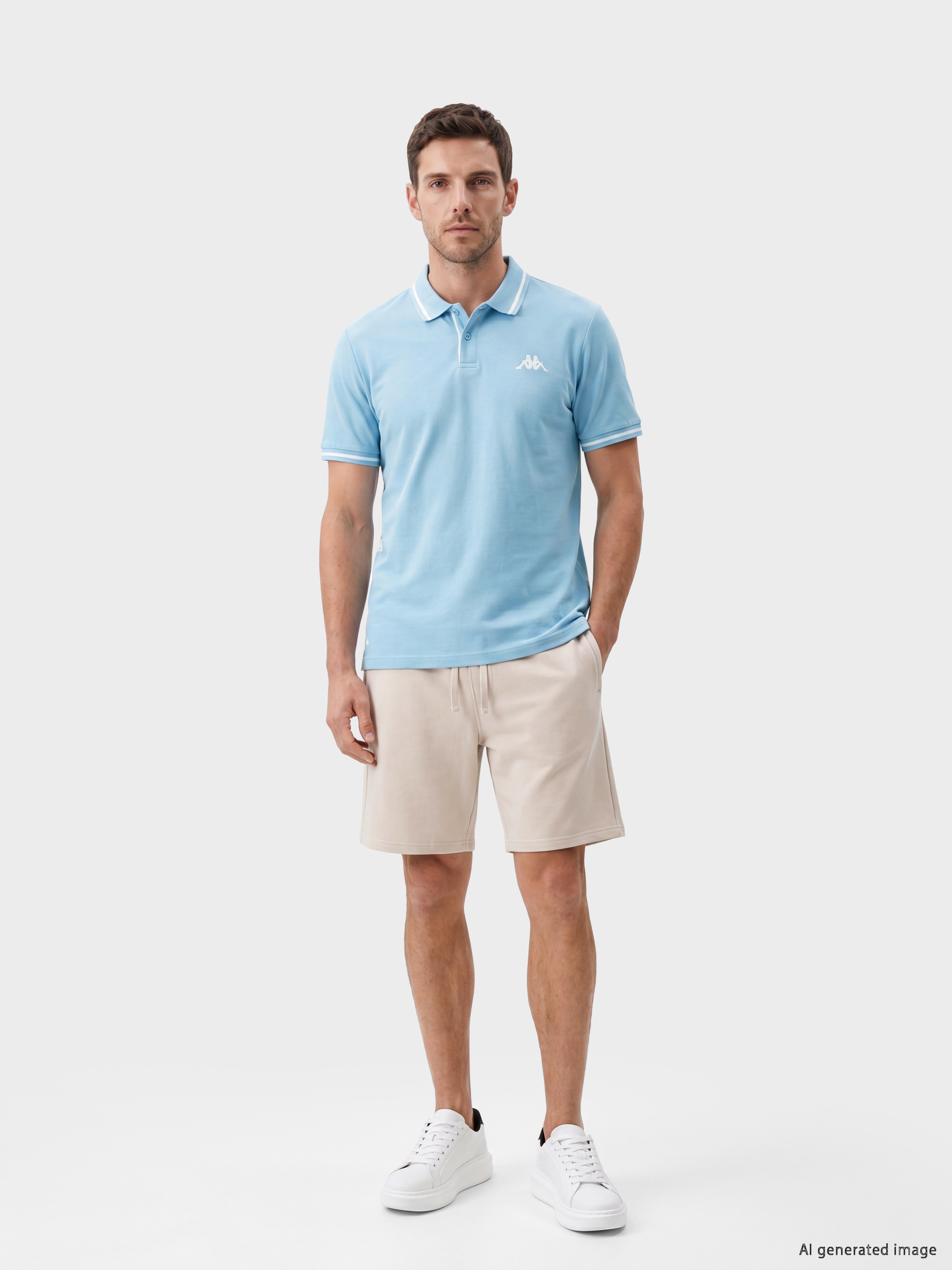 Kappa LC WAIKIKI Polo Yaka Pike Unisex Tişört görsel 4