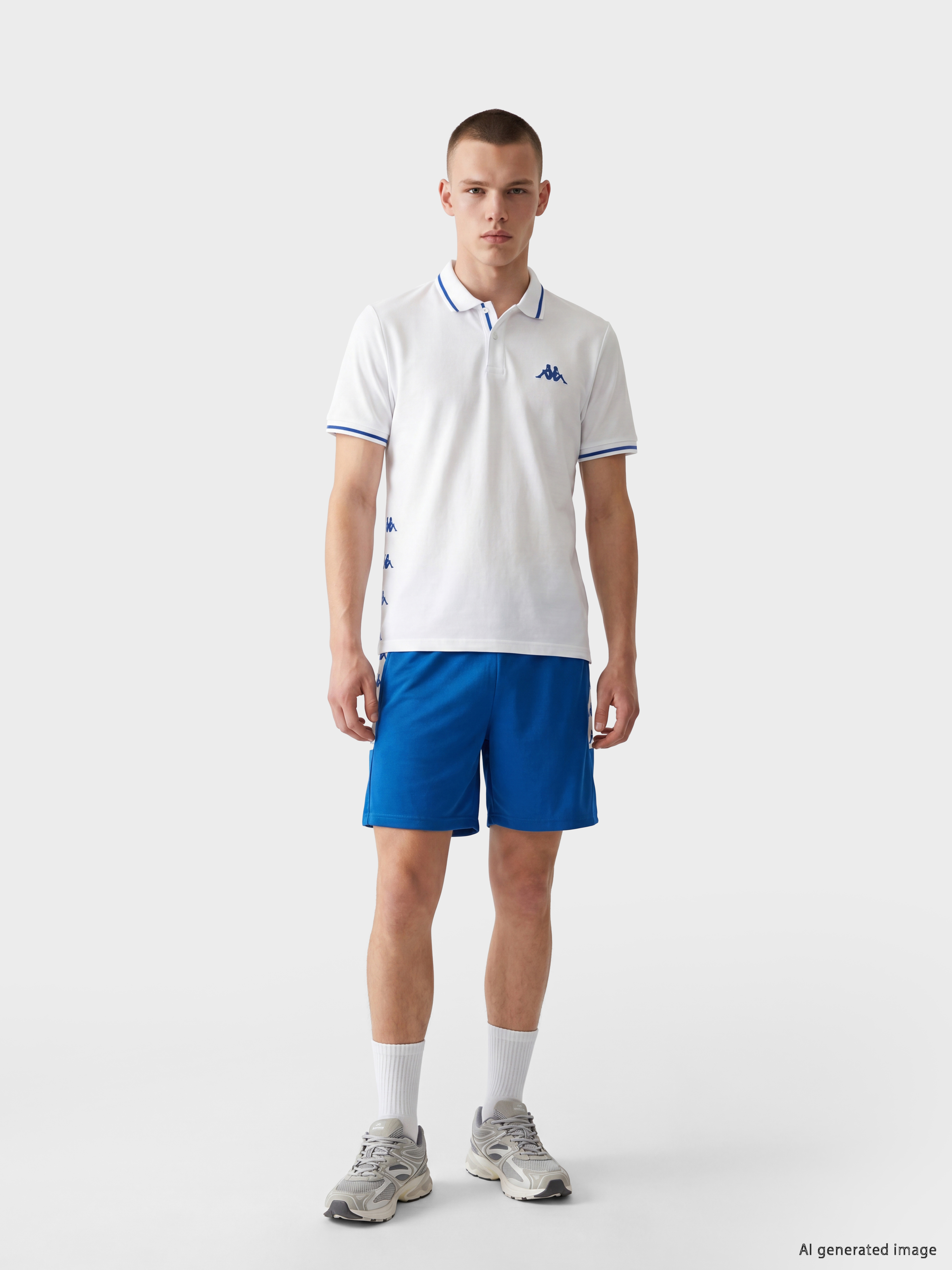 Kappa LC WAIKIKI Polo Yaka Pike Unisex Tişört görsel 3
