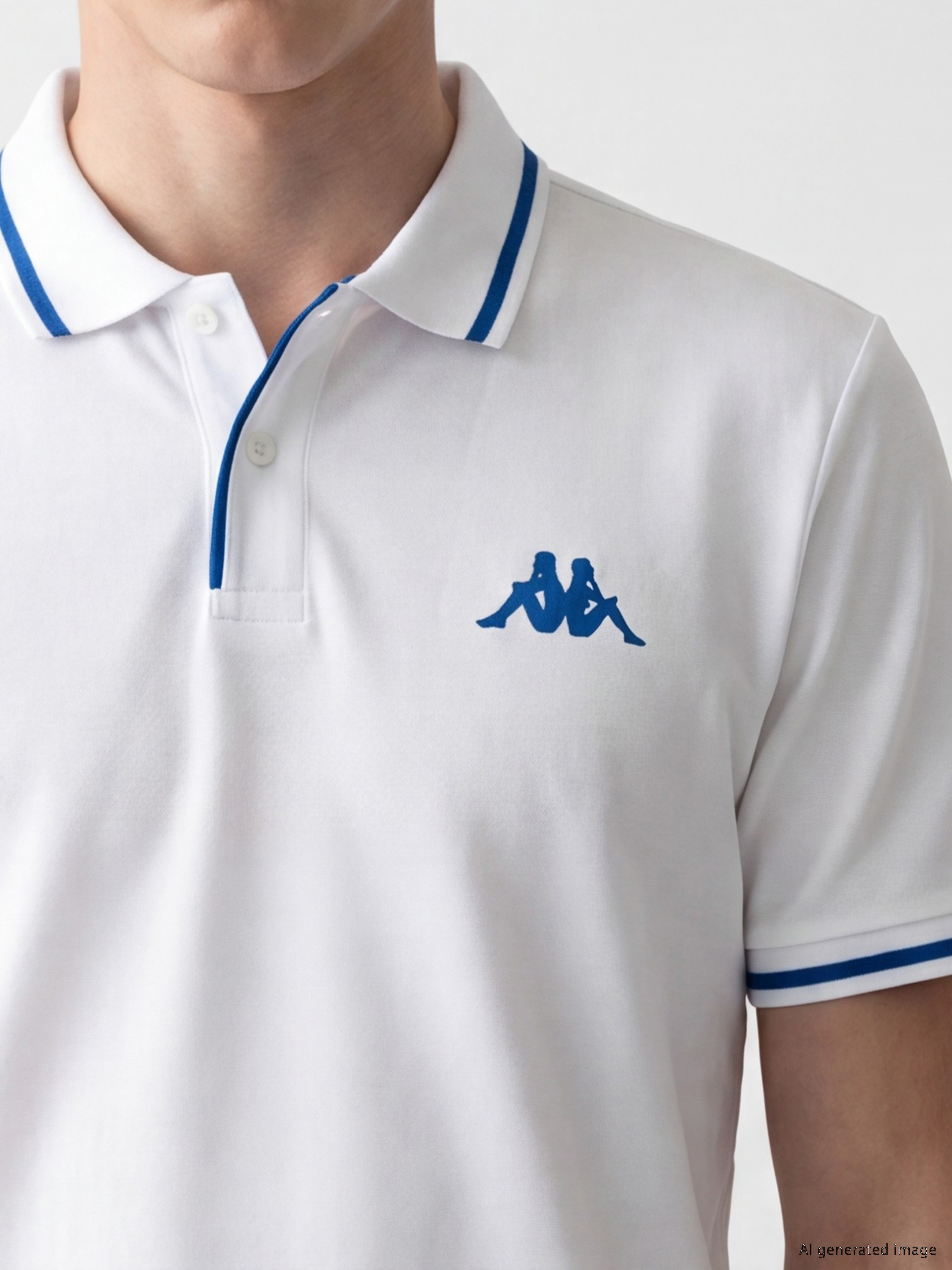 Kappa LC WAIKIKI Polo Yaka Pike Unisex Tişört görsel 4