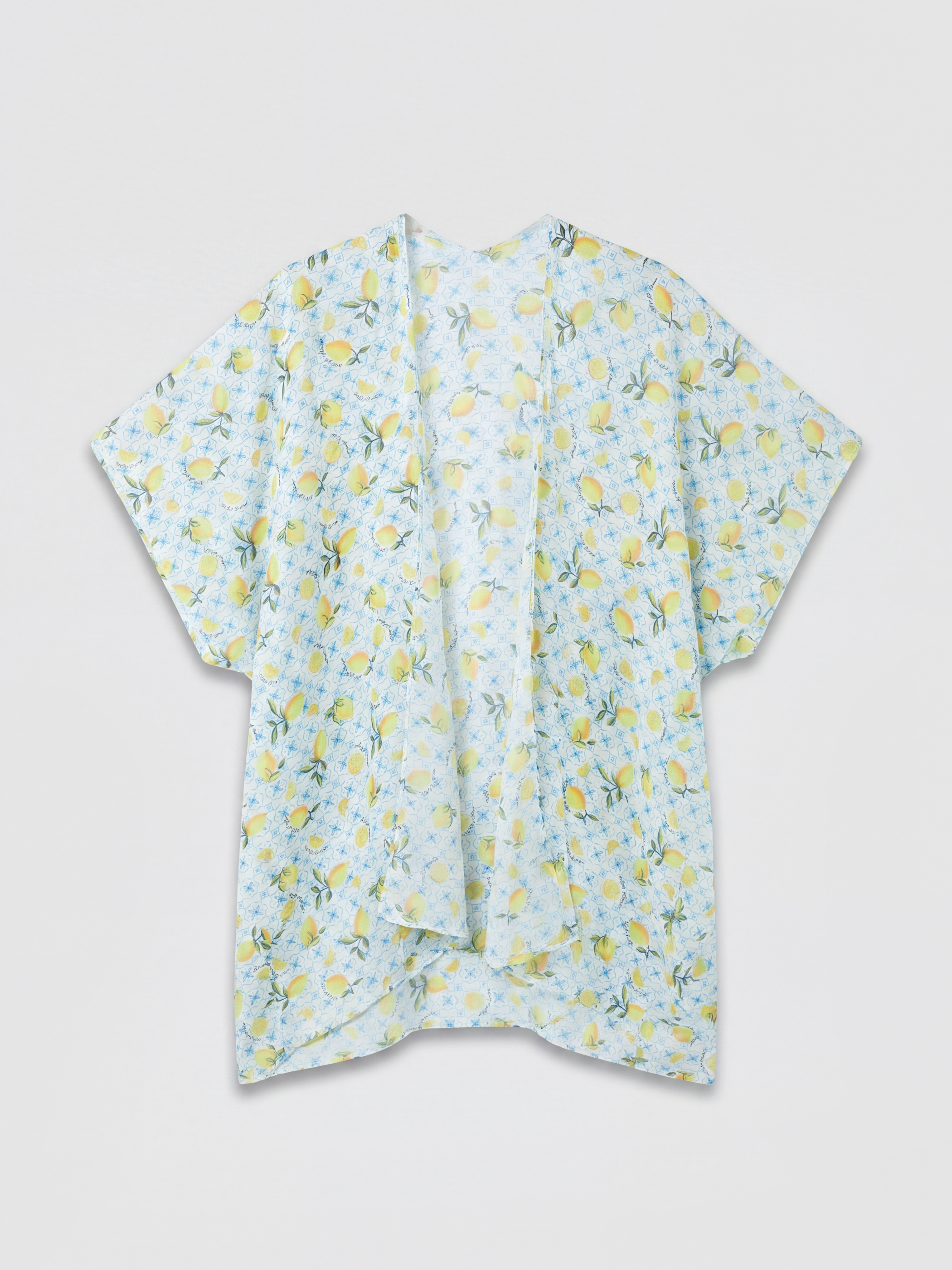 LCW DREAM Limon Desenli Kadın Kimono görsel 5