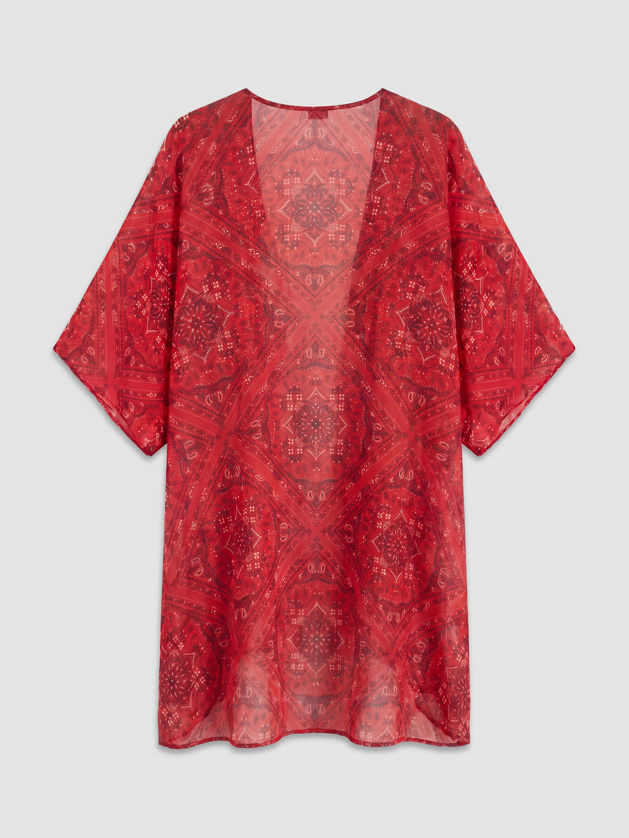 LCW DREAM Şal Yaka Desenli Kadın Kimono görsel 2
