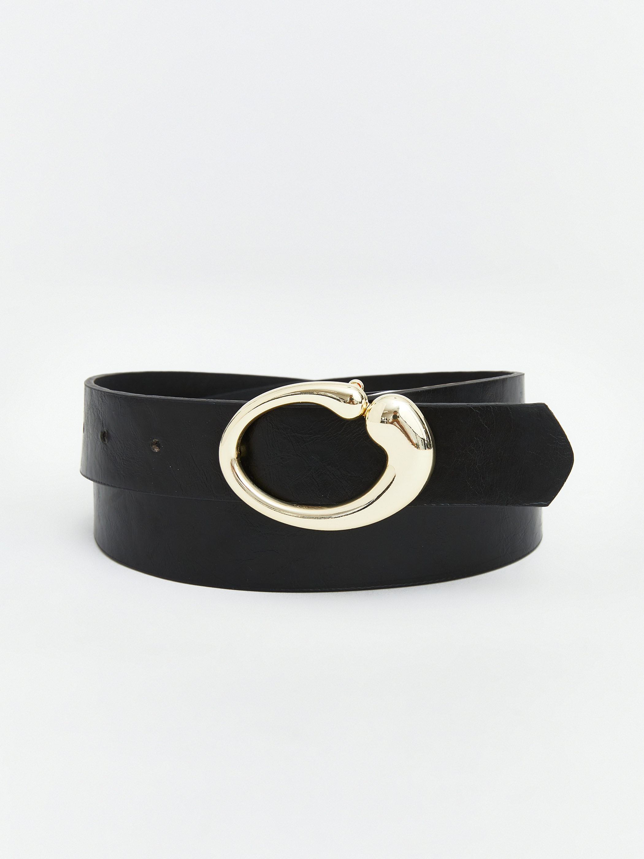 LCW ACCESSORIES Suni Deri Görünümlü Metal Tokalı Kadın Kemer görsel 2