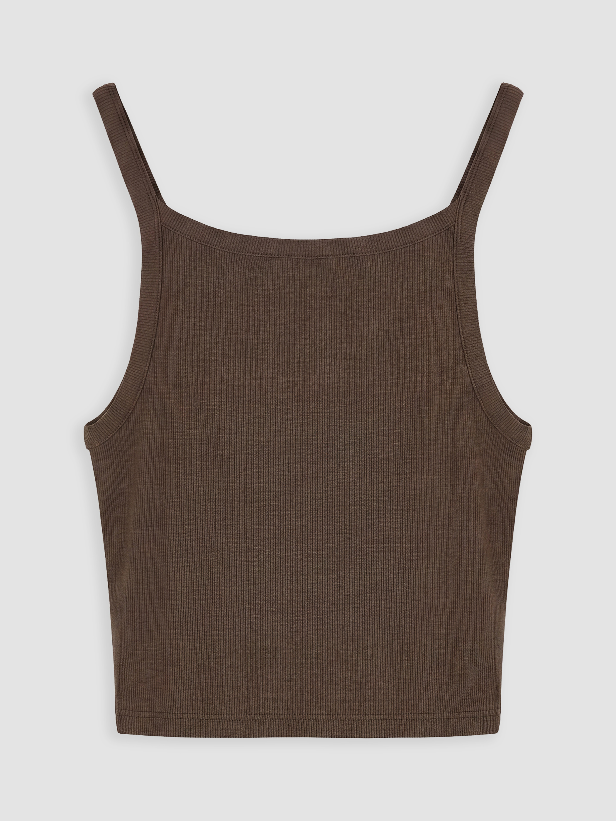 XSIDE U Yaka Kadın Fitilli Crop görsel 6