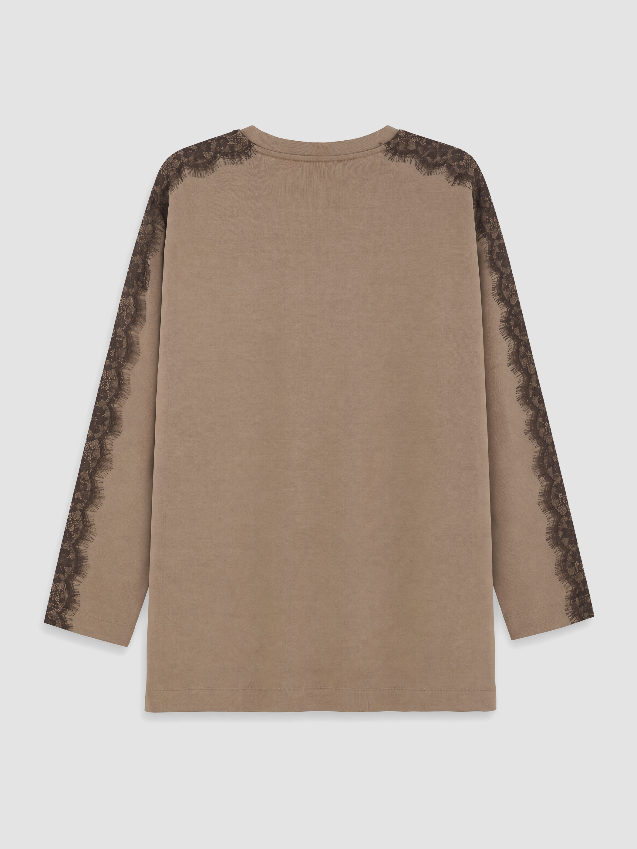 LCW EVERYDAY Dantel Detaylı Soft Touch Kadın Tunik görsel 6