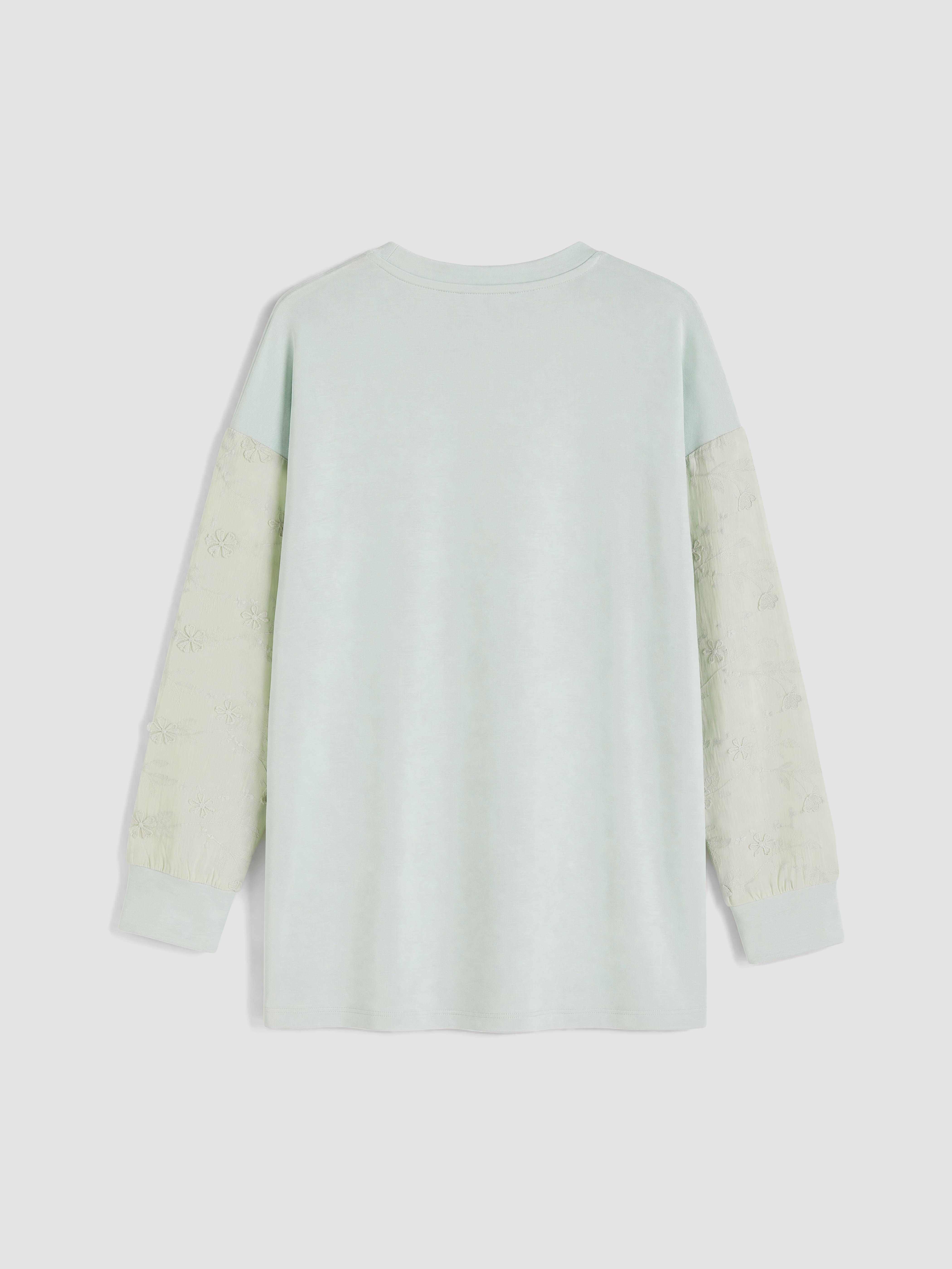 LCW EVERYDAY Soft Touch Oversize Kadın Sweatshirt Tunik görsel 7