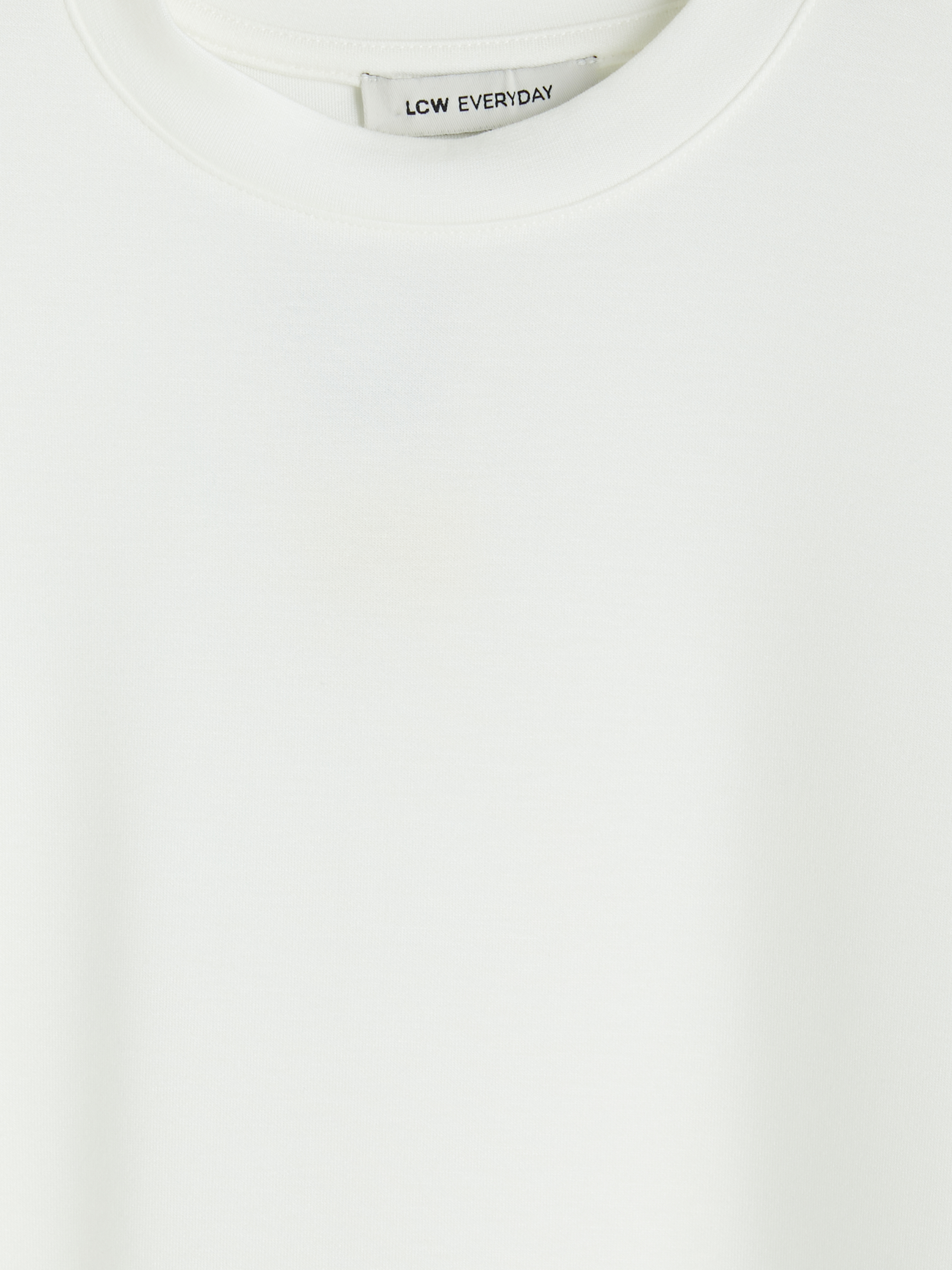 LCW EVERYDAY Soft Touch Oversize Kadın Sweatshirt Tunik görsel 6