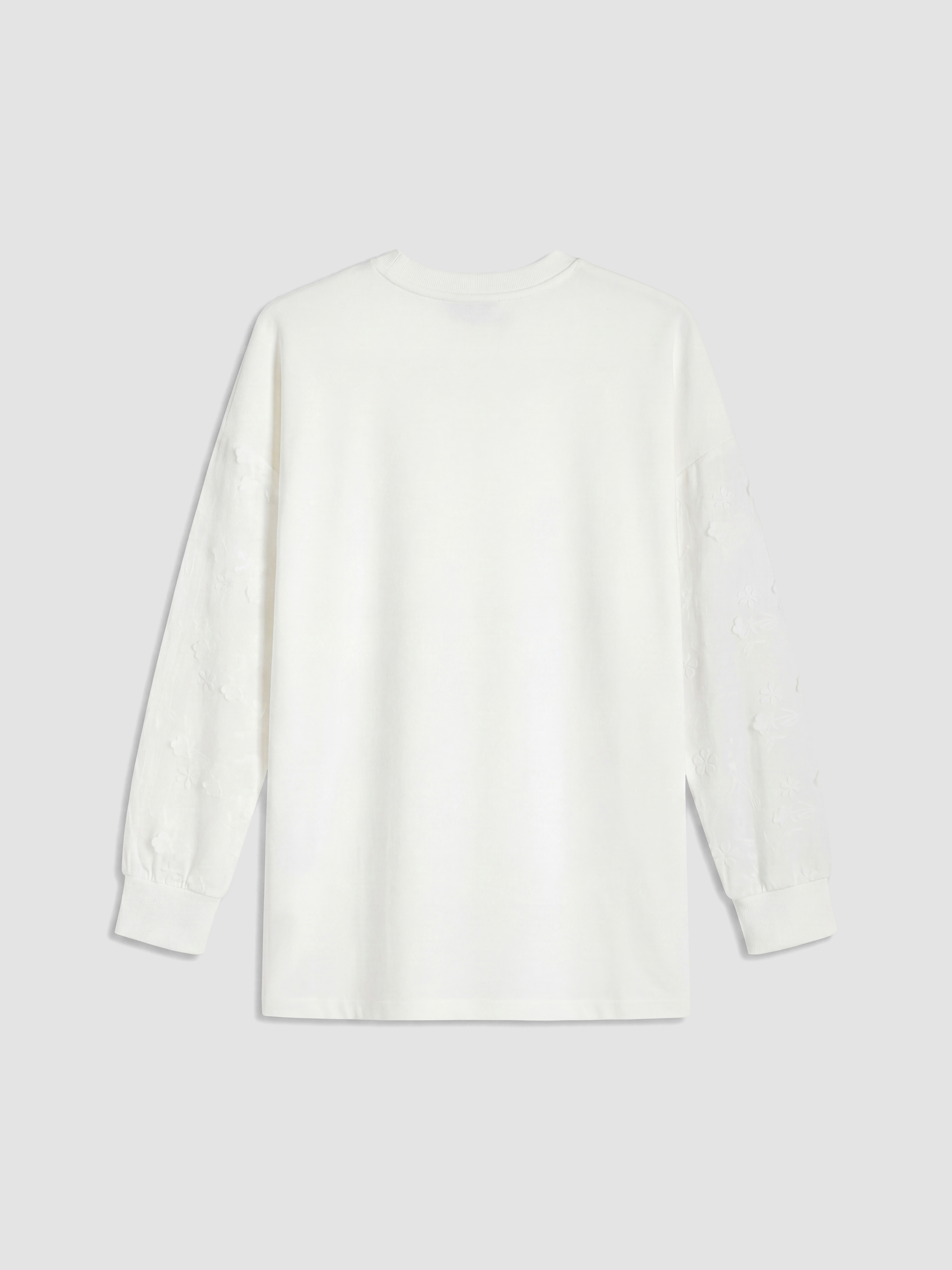 LCW EVERYDAY Soft Touch Oversize Kadın Sweatshirt Tunik görsel 7