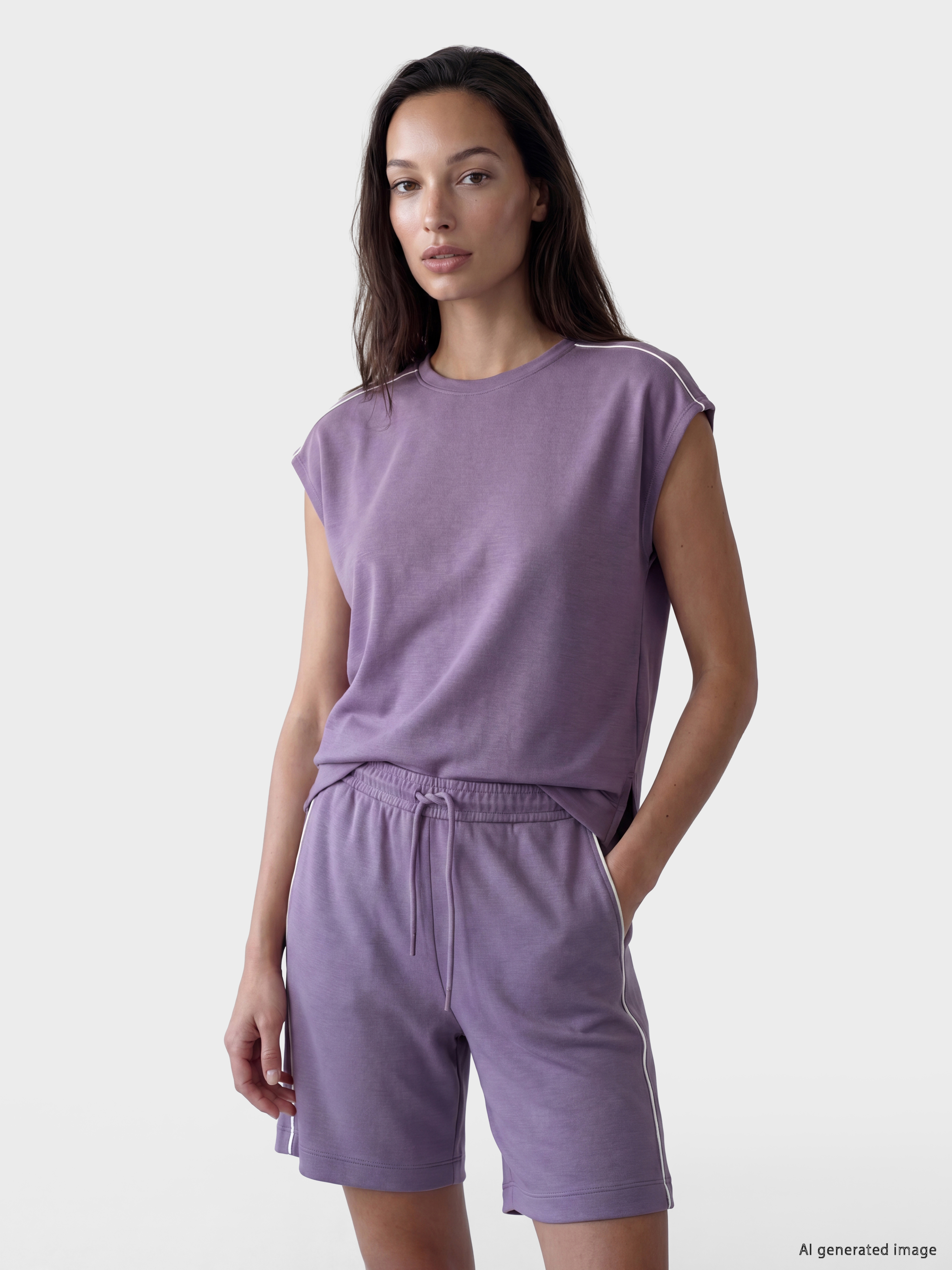 LCW EVERYDAY Oversize Soft Touch Kadın Atlet