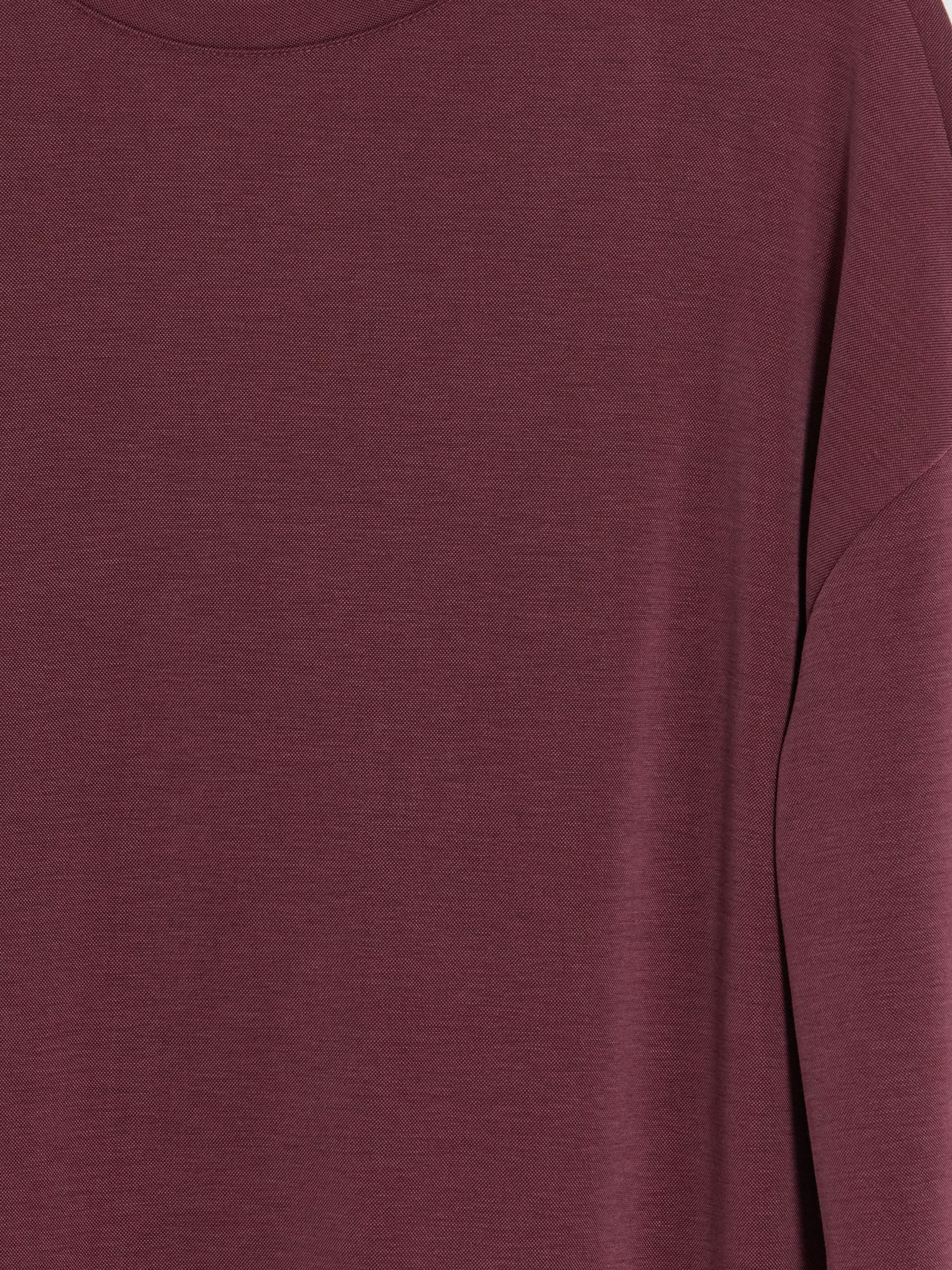 LCW EVERYDAY Soft Touch Oversize Kadın Sweatshirt Tunik görsel 6