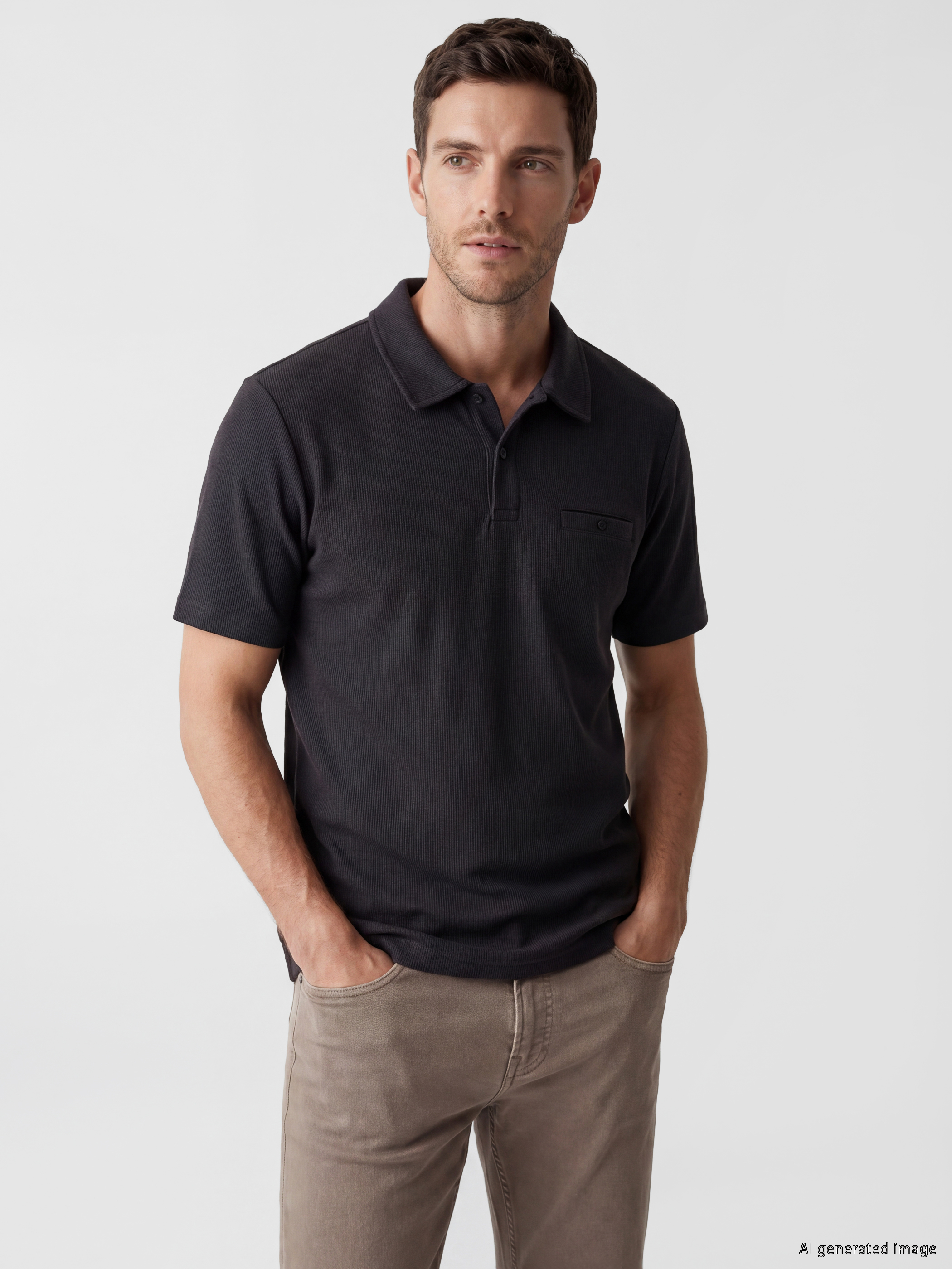 LCWAIKIKI Classic Polo Yaka Erkek Triko Tişört