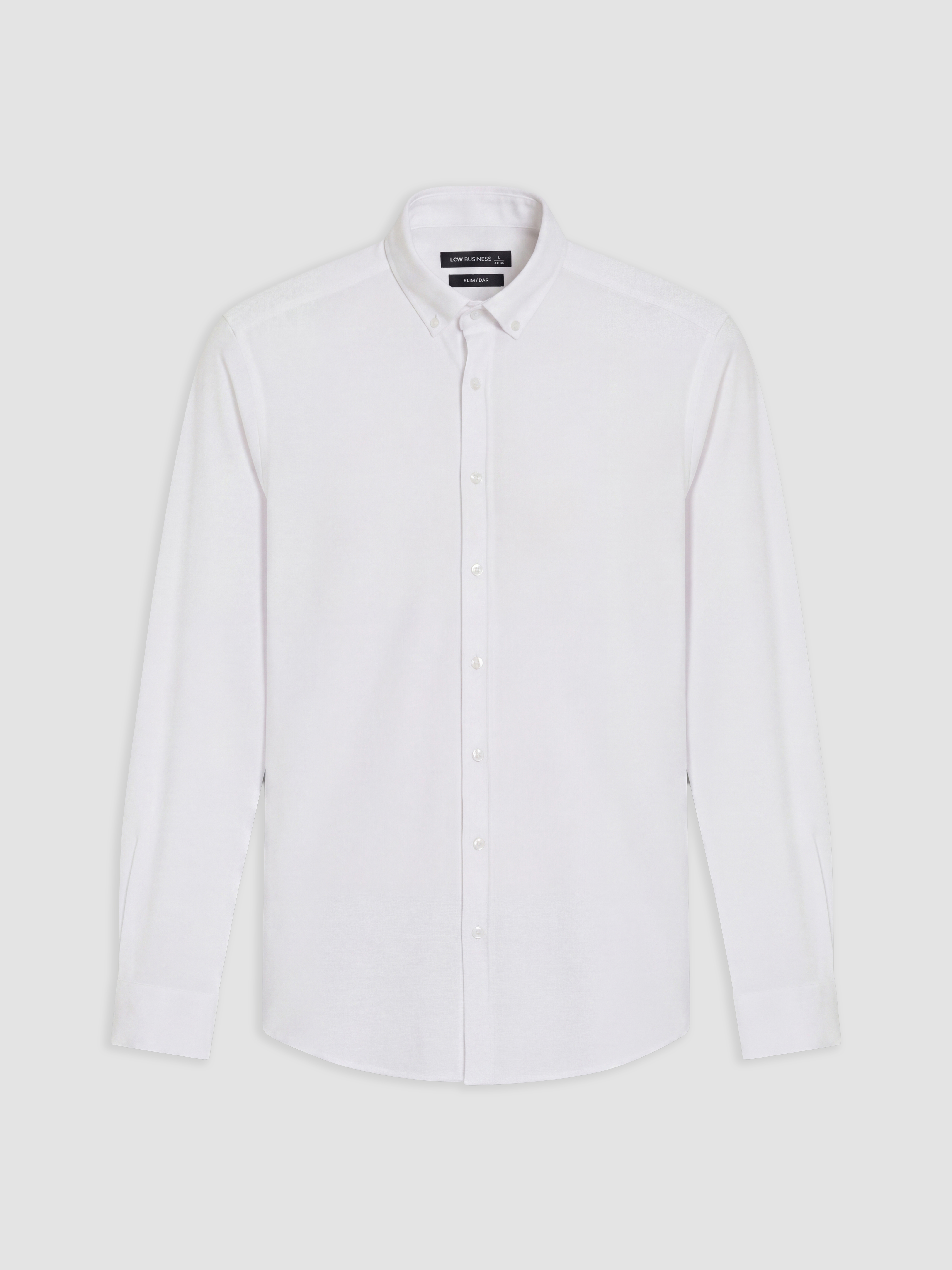 LCW BUSINESS Regular Fit Erkek Dokulu Gömlek görsel 4