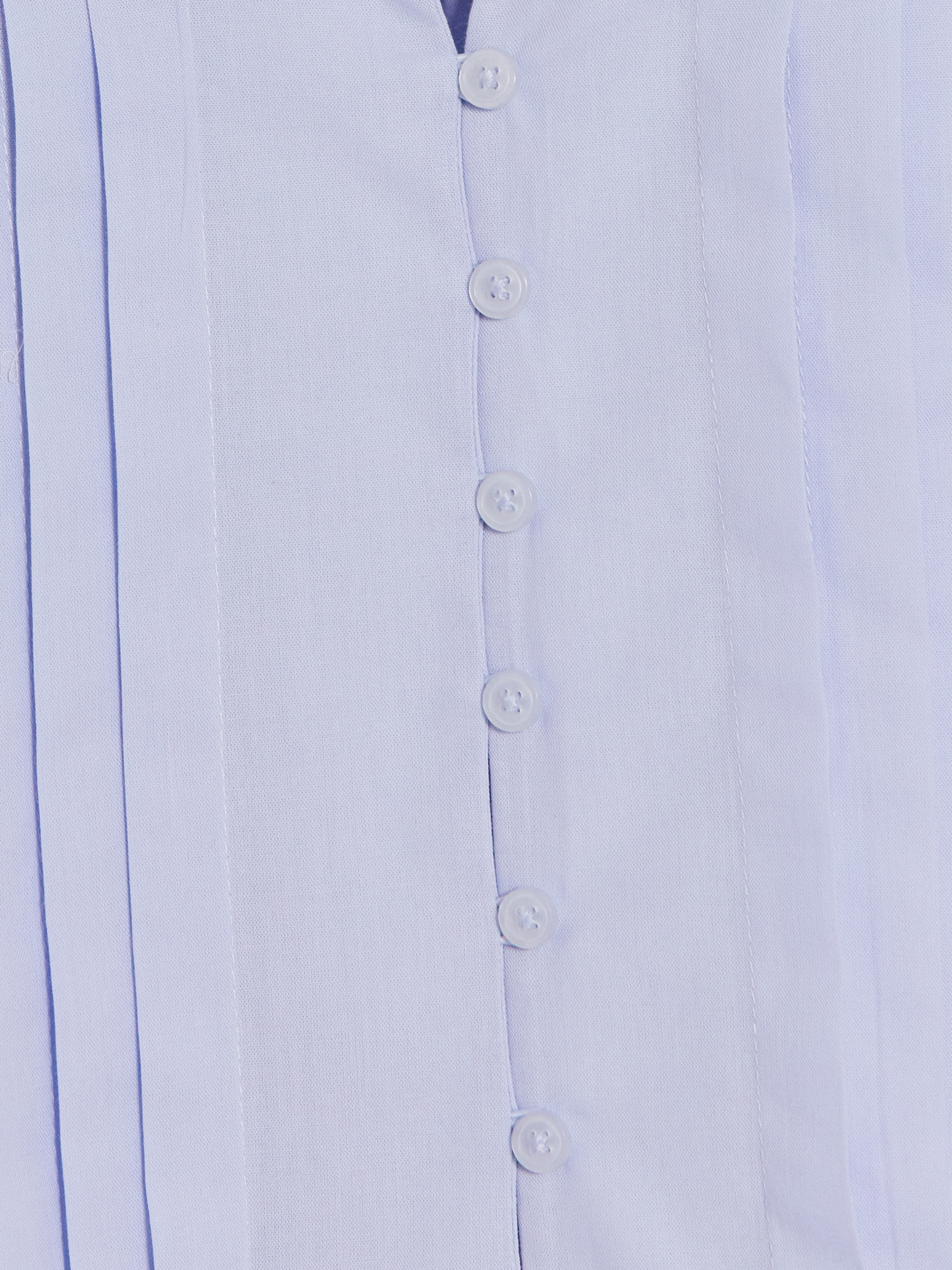 LCW Modest Pileli Kuşaklı Oversize Kadın Gömlek Tunik görsel 6