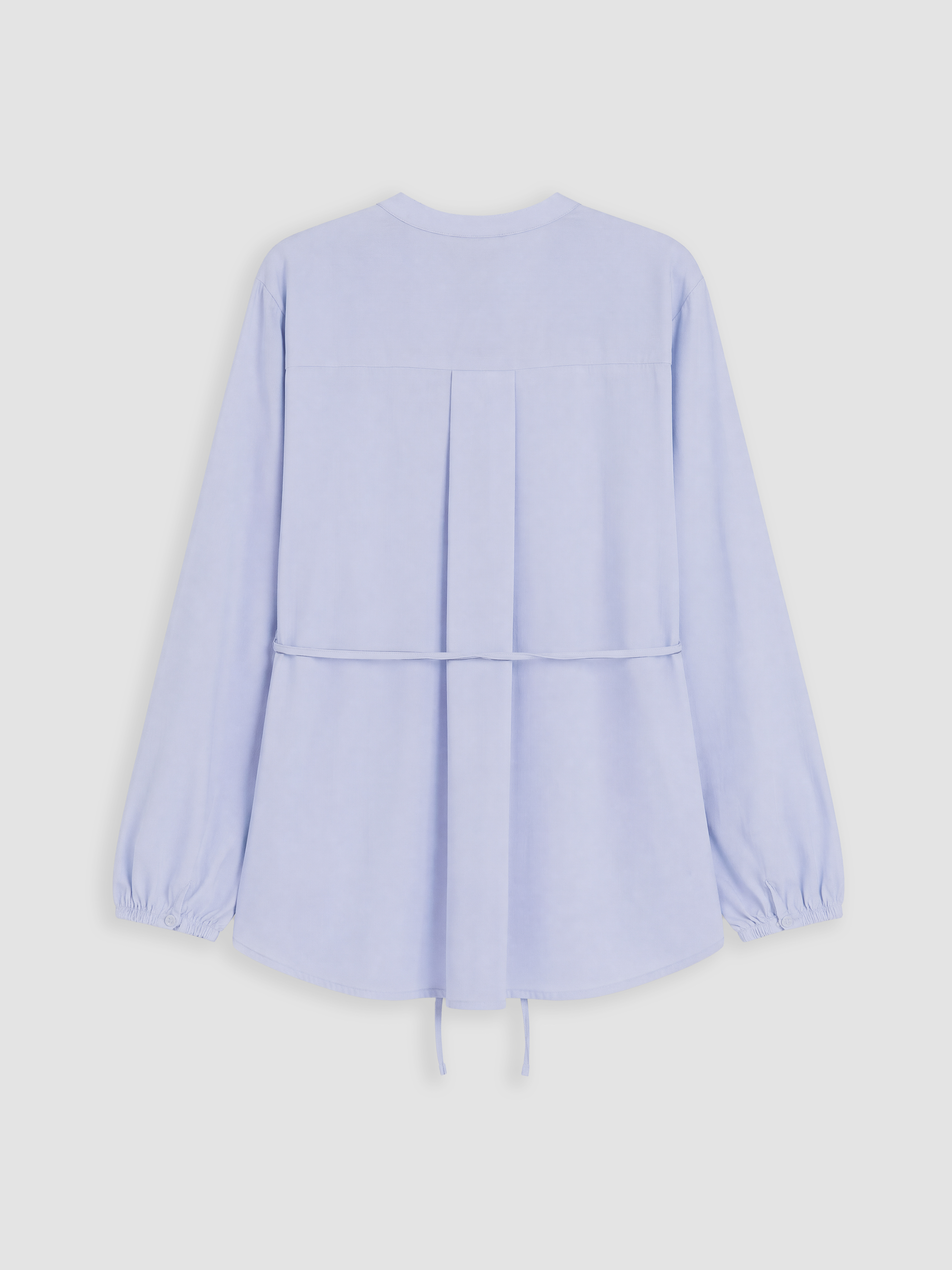 LCW Modest Pileli Kuşaklı Oversize Kadın Gömlek Tunik görsel 7