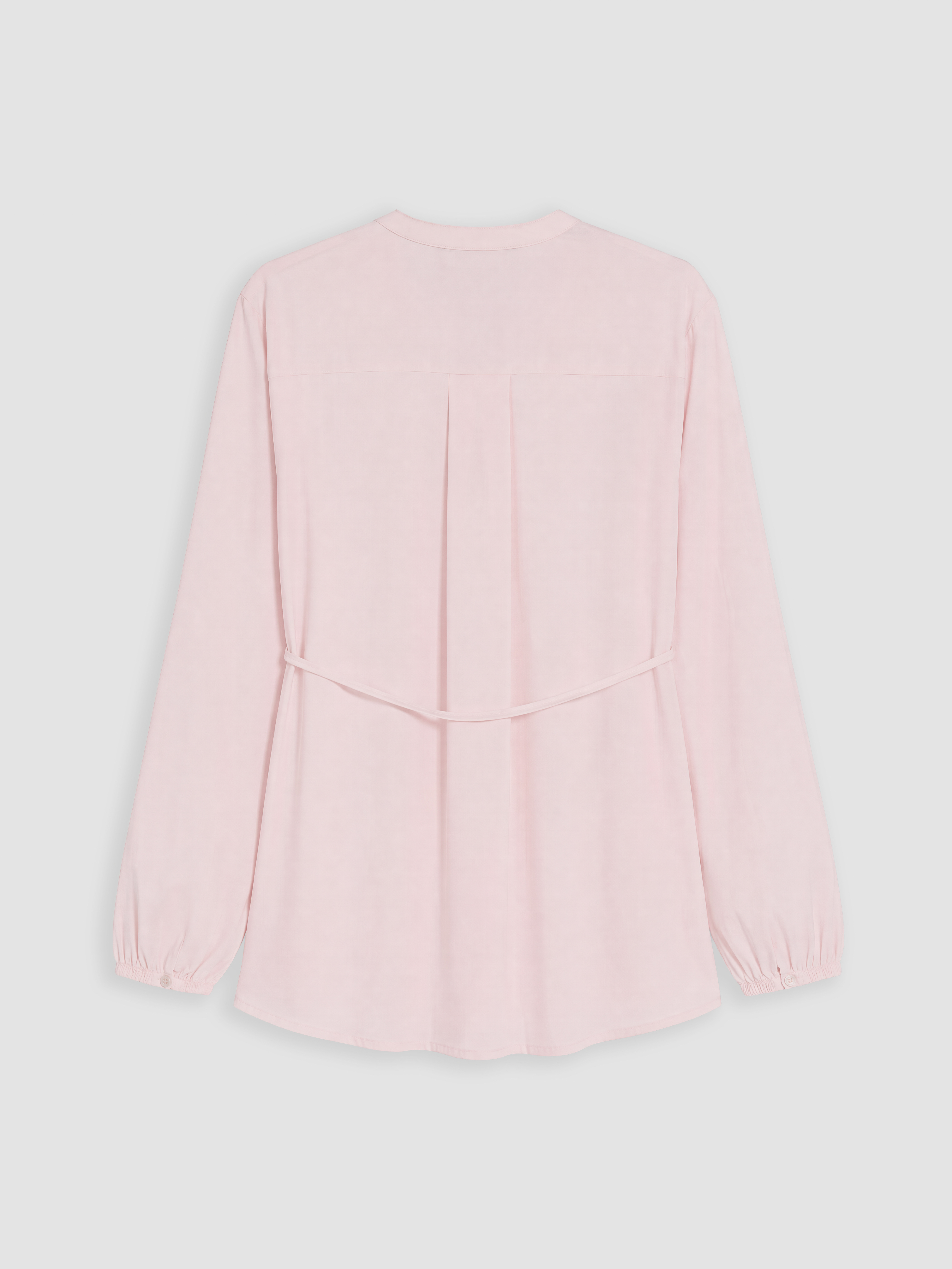 LCW Modest Pileli Kuşaklı Oversize Kadın Gömlek Tunik görsel 7