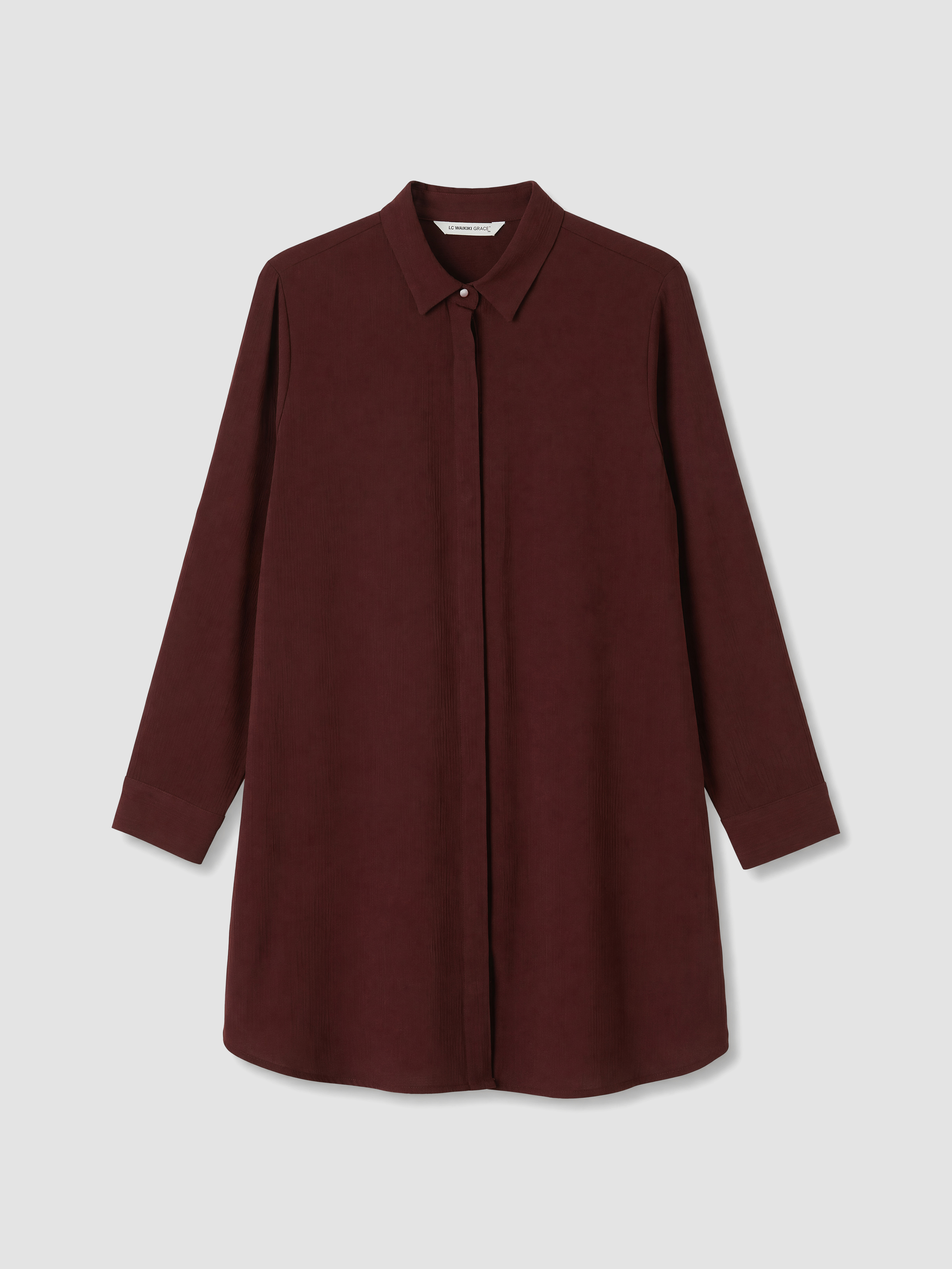 LCW Grace Regular Fit Kadın Gömlek Tunik görsel 5
