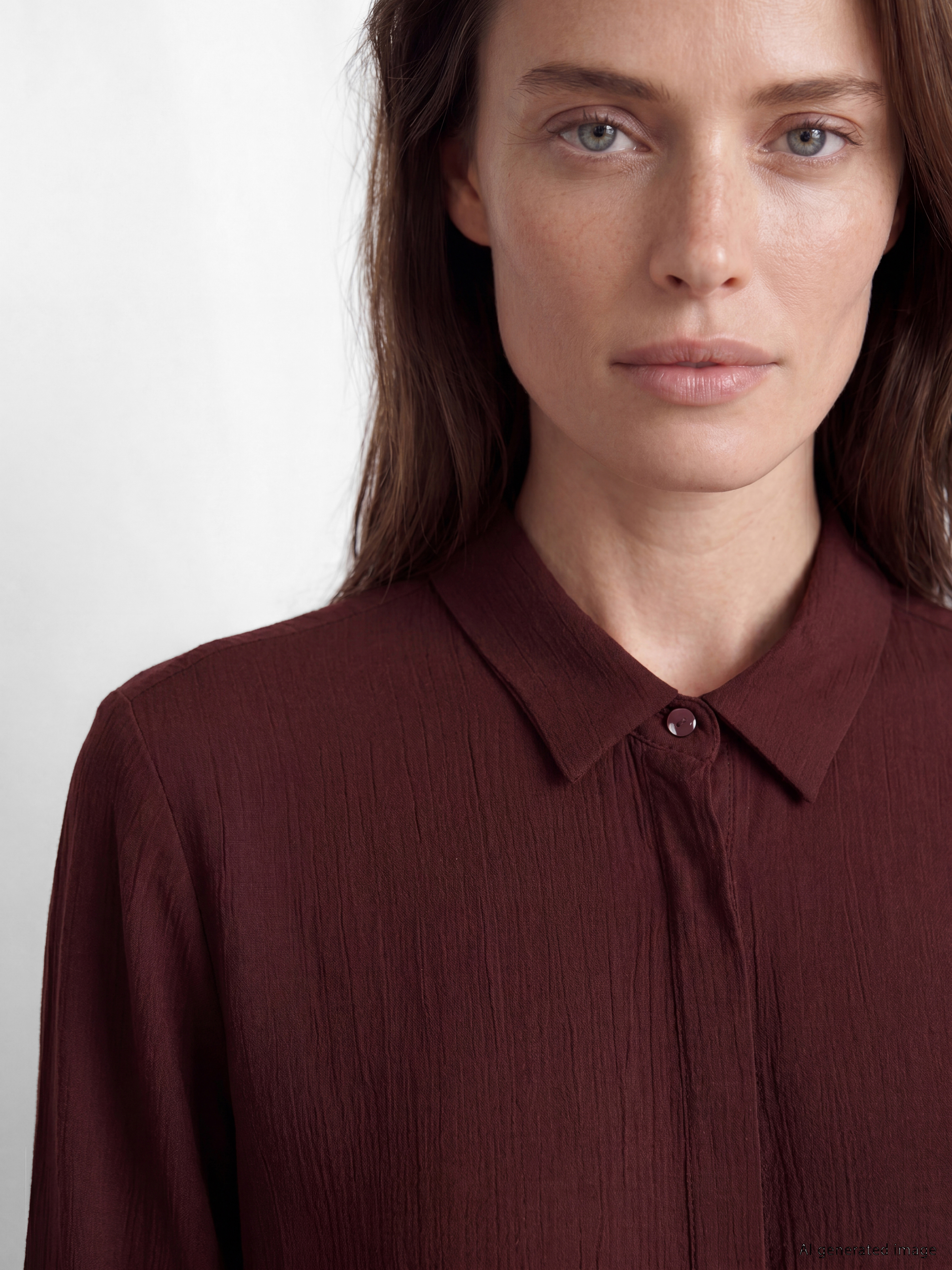 LCW Grace Regular Fit Kadın Gömlek Tunik görsel 3