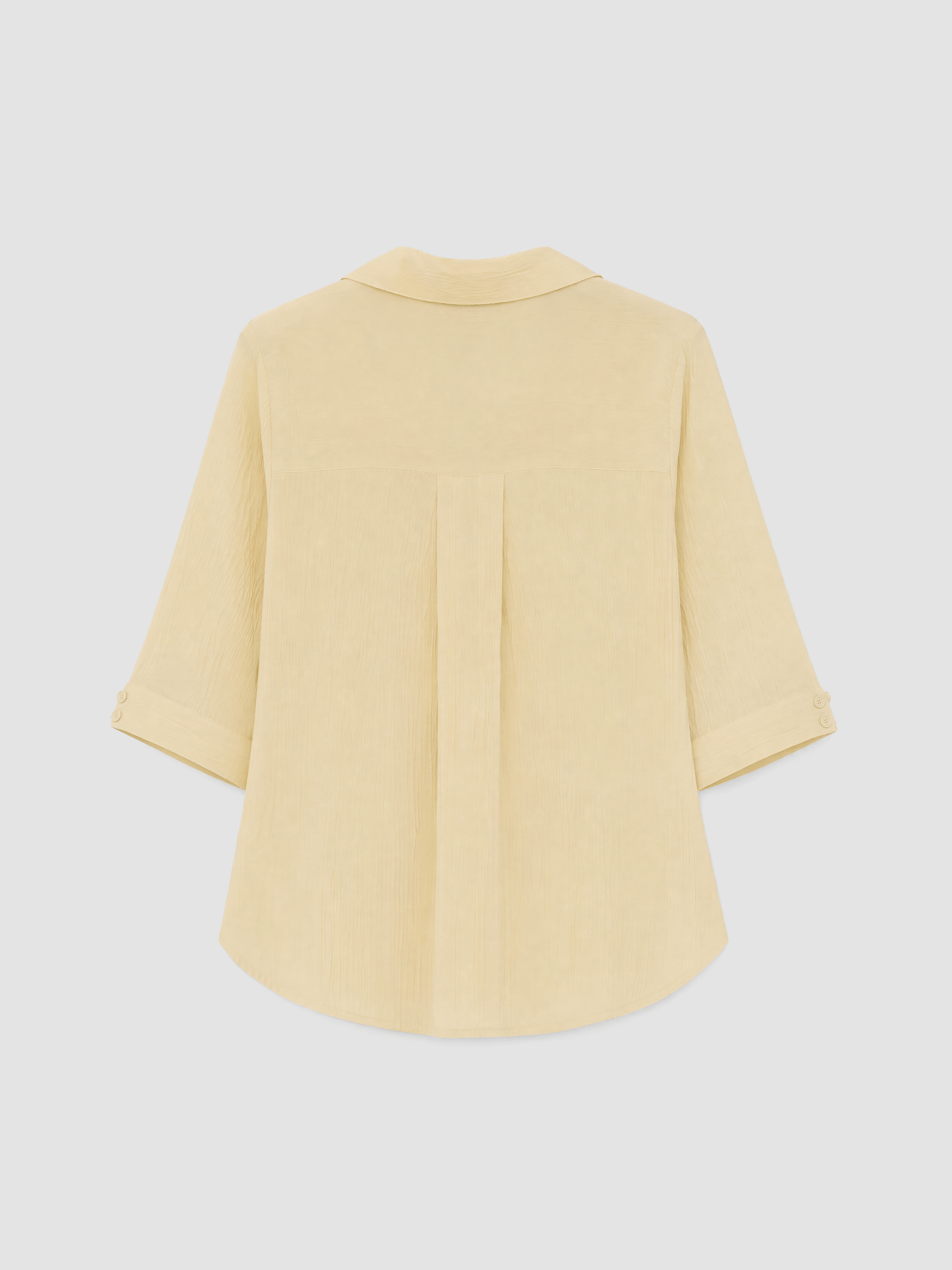 LCW EVERYDAY Gömlek Yaka Dokulu Oversize Bluz görsel 7