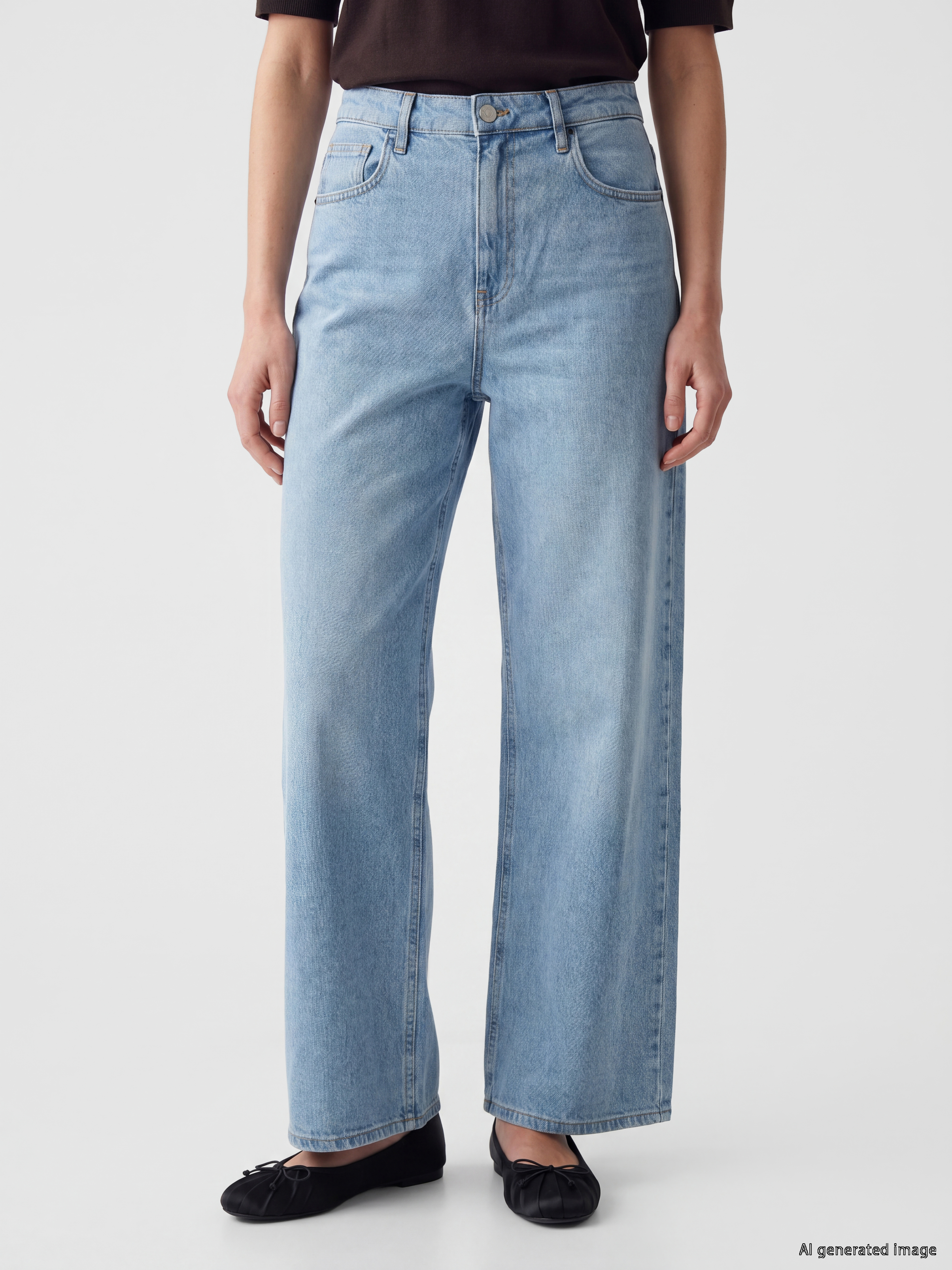 LCW Modest Barrel Fit Kadın Jean Pantolon görsel 2