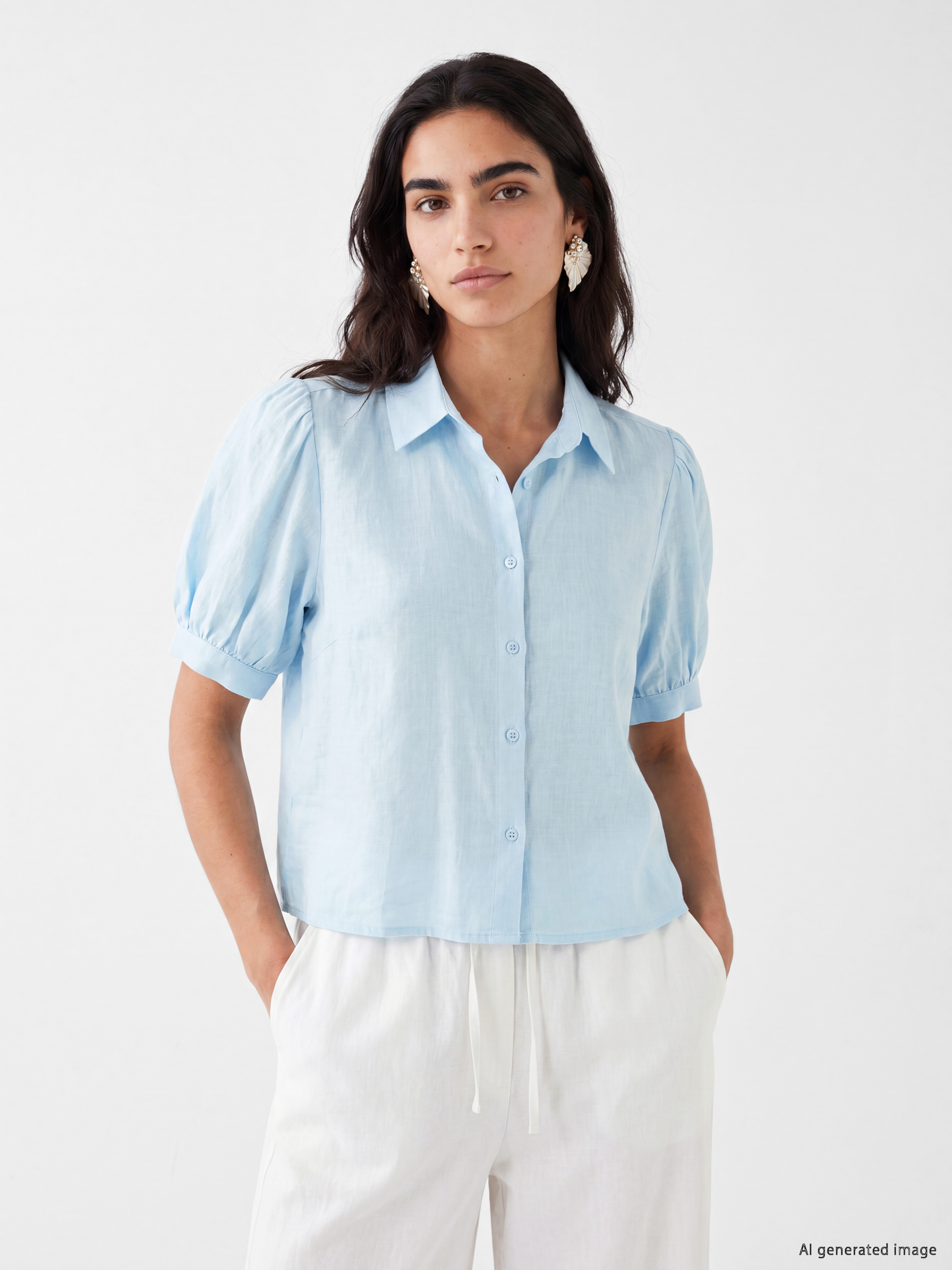 LCW Vision Regular Fit Kadın Gömlek