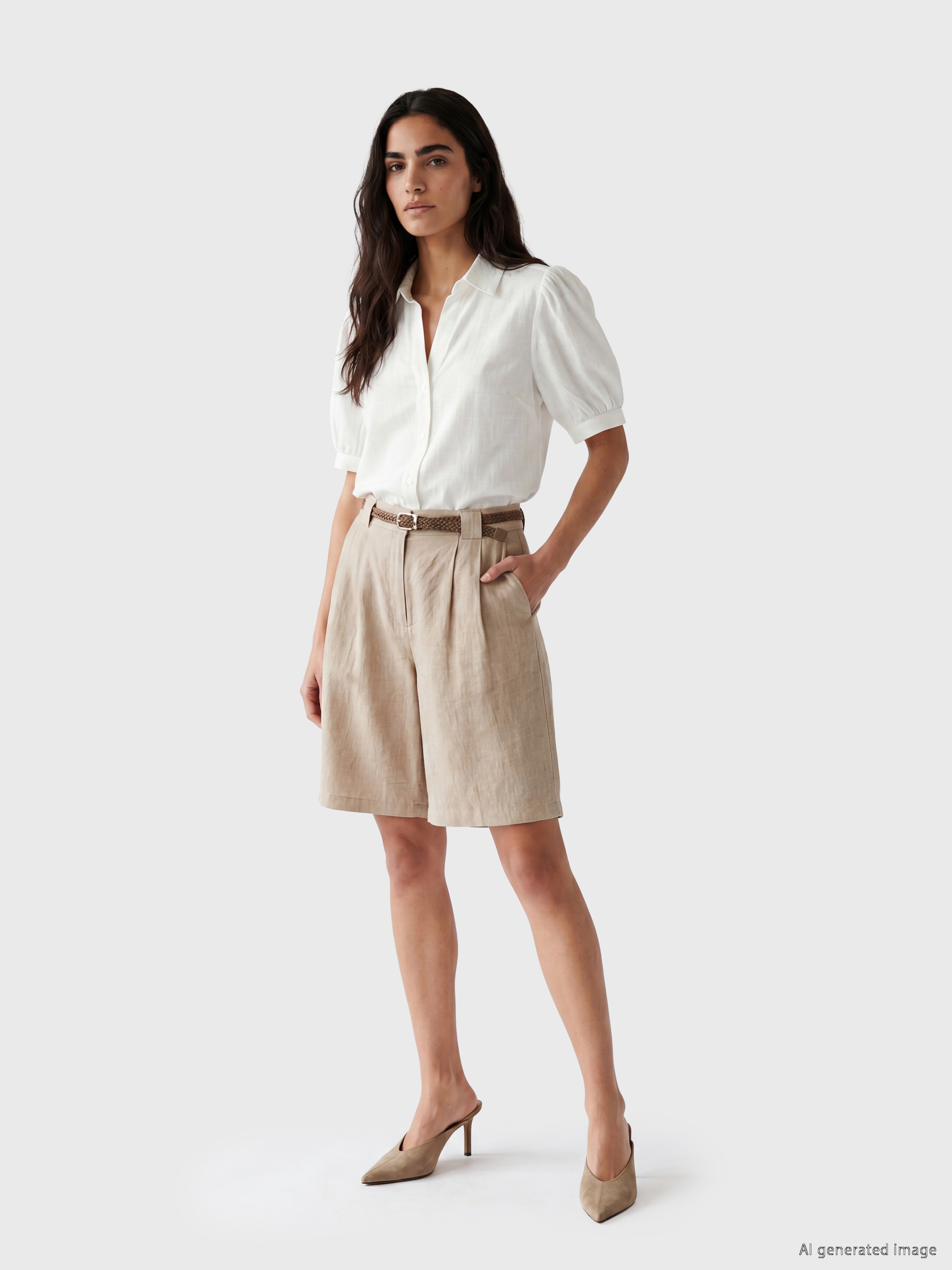 LCW Vision Regular Fit Kadın Gömlek görsel 2