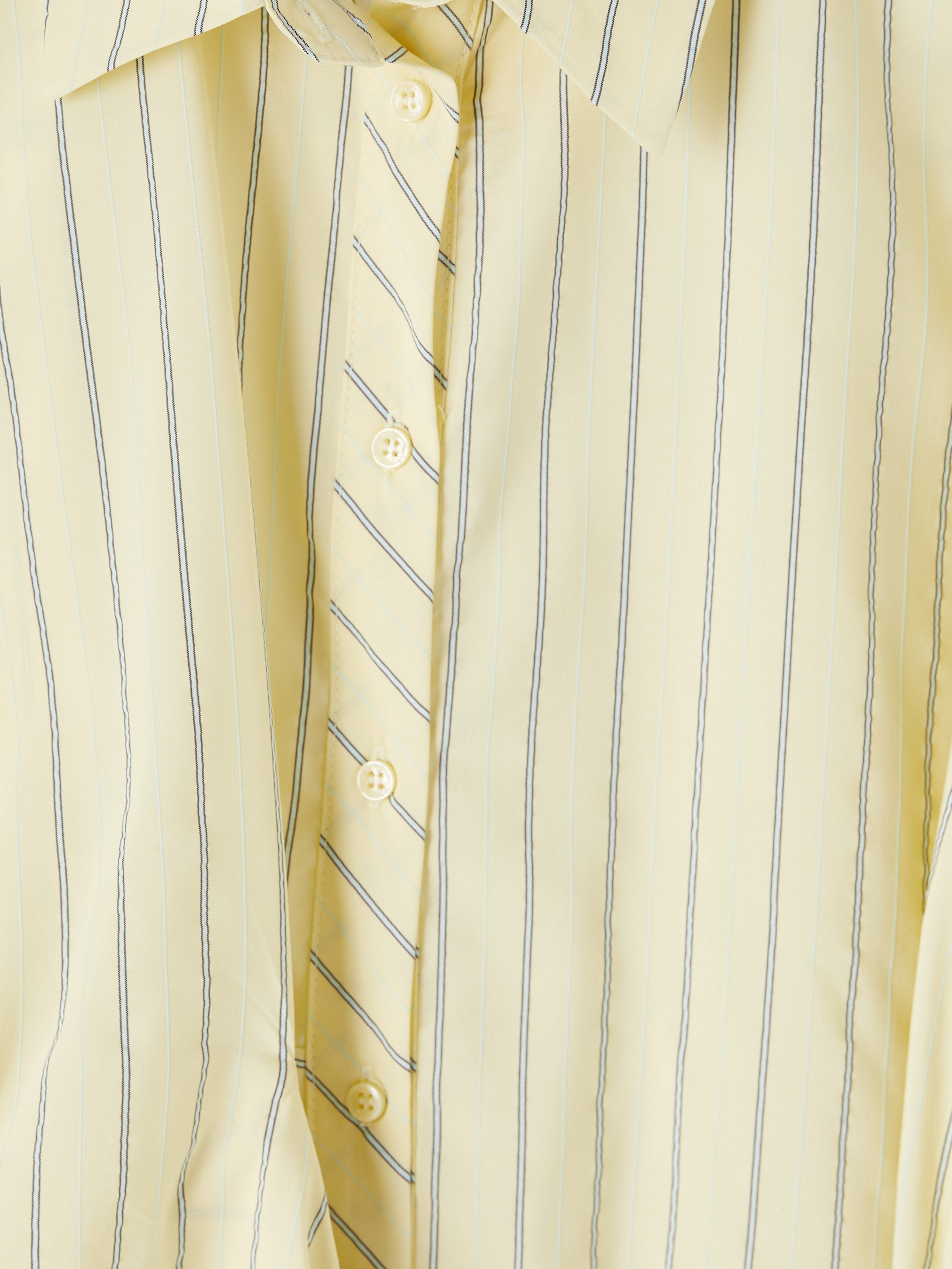 LCW Vision Beli Bağlamalı Çizgili Kadın Gömlek görsel 6