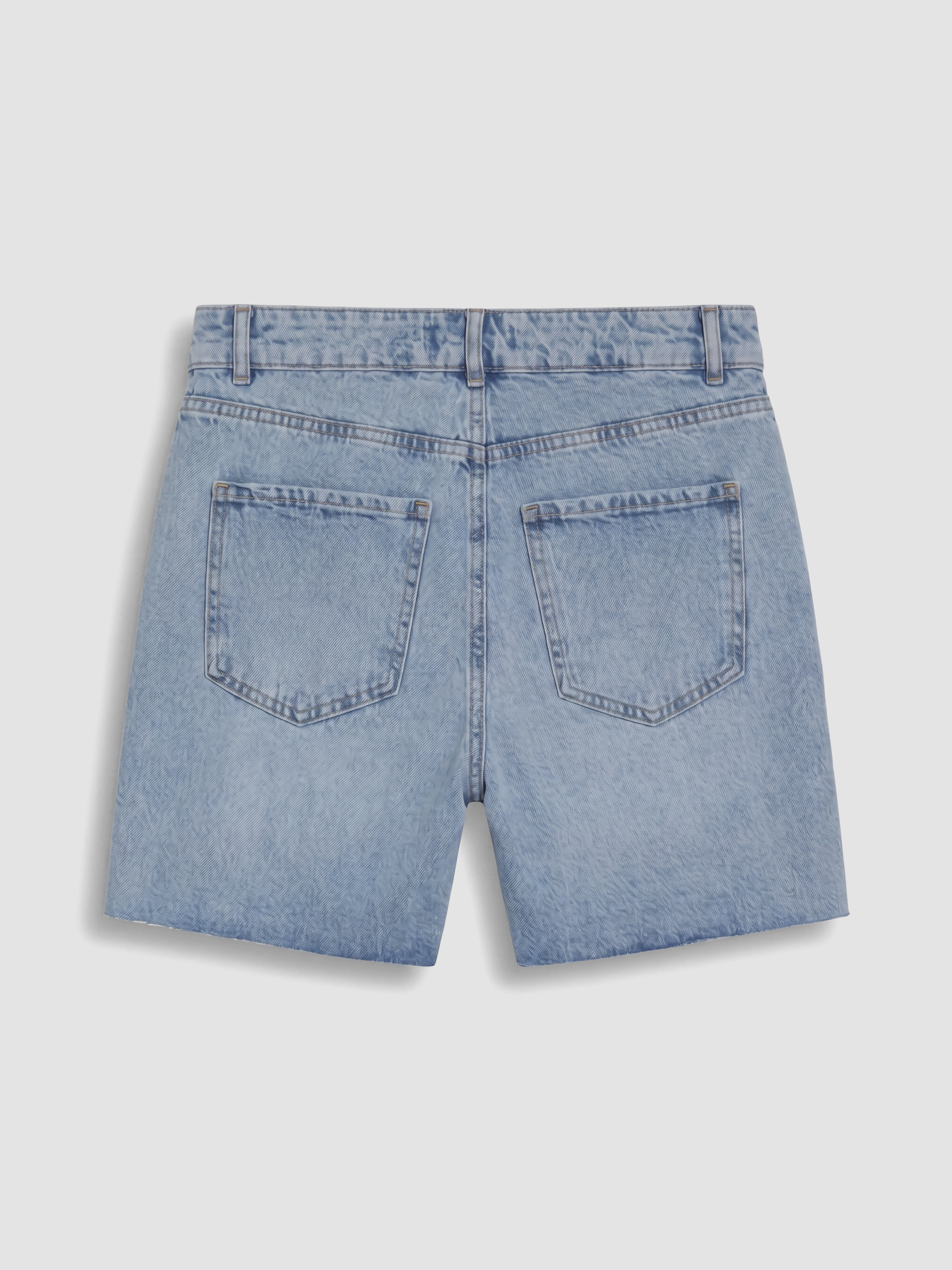 LCW Jeans Çapraz Düğme Kapamalı Kadın Jean Şort görsel 7