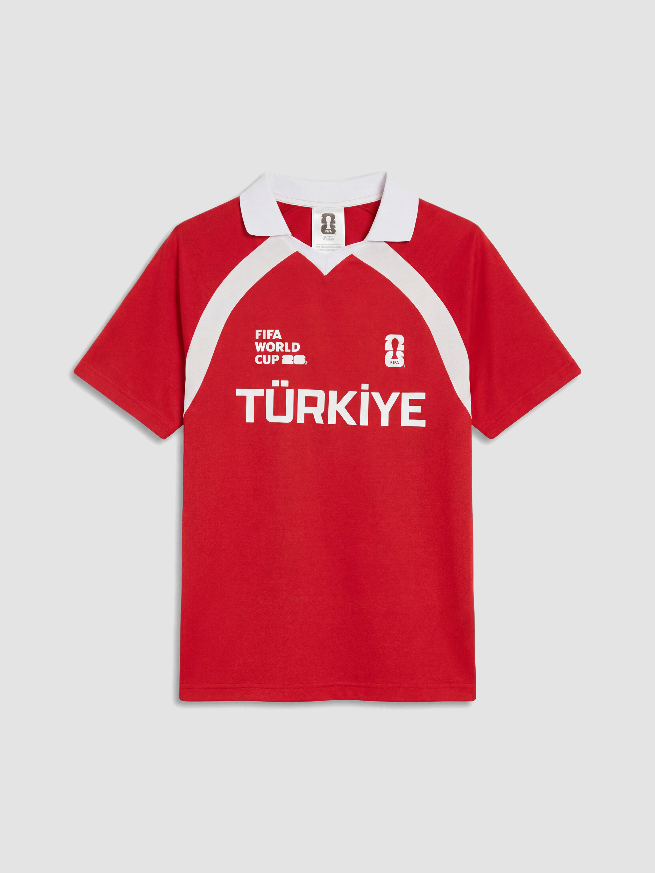 XSIDE ACTIVE Türkiye FIFA 2026 Dünya Kupası Baskılı Erkek Spor Tişört görsel 2