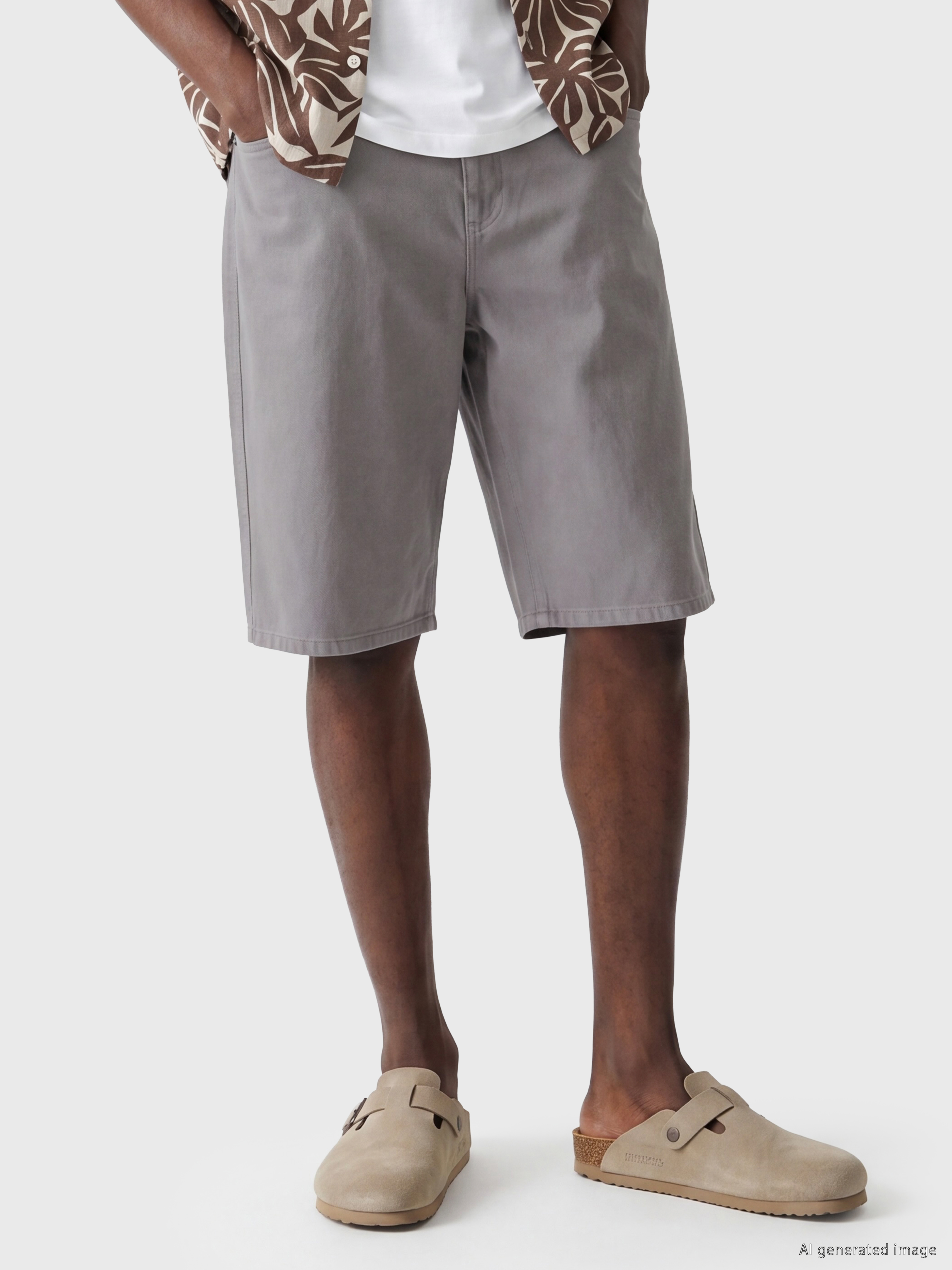 XSIDE Relax Fit Gabardin Erkek Şort