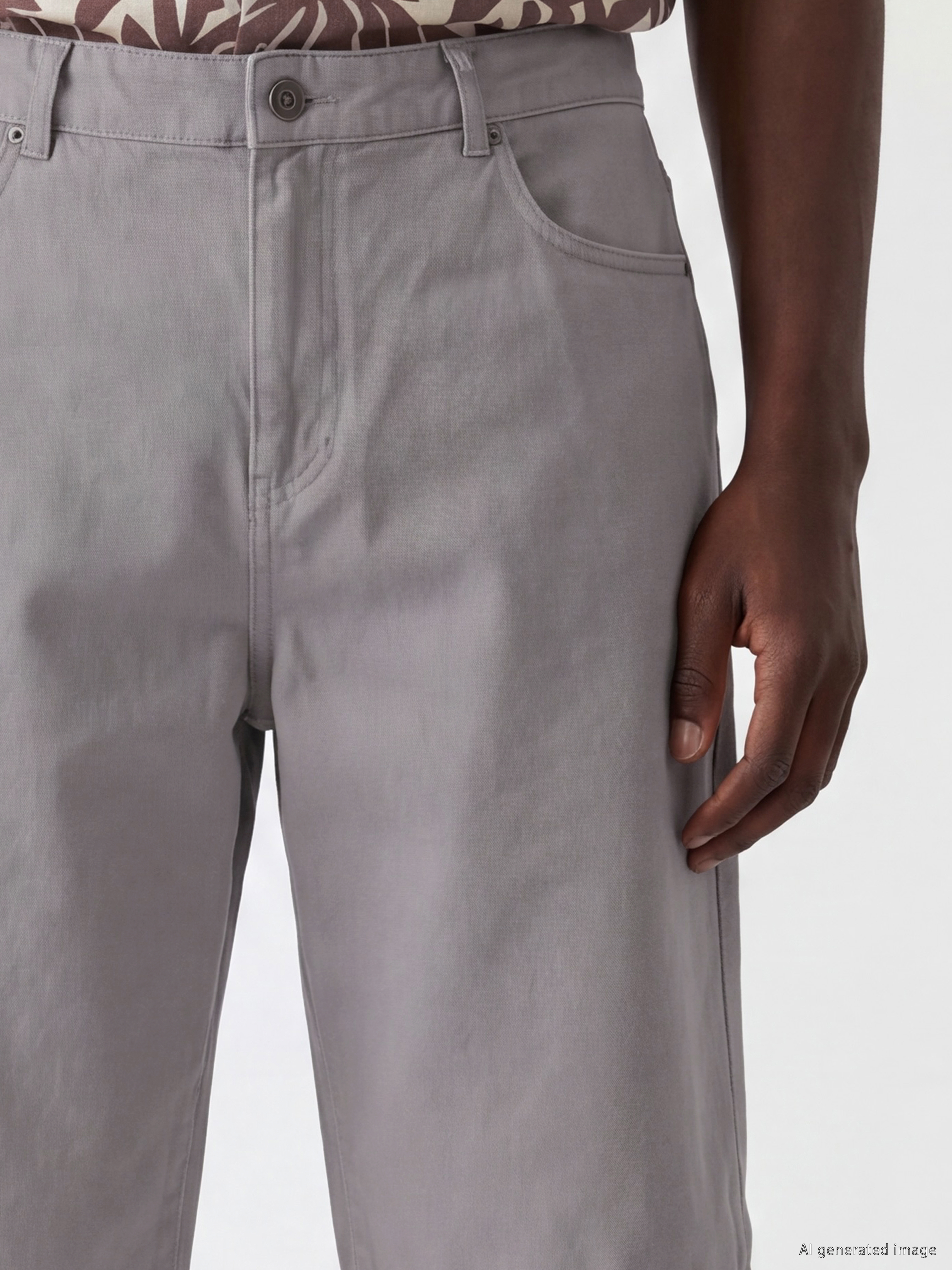 XSIDE Relax Fit Gabardin Erkek Şort görsel 3