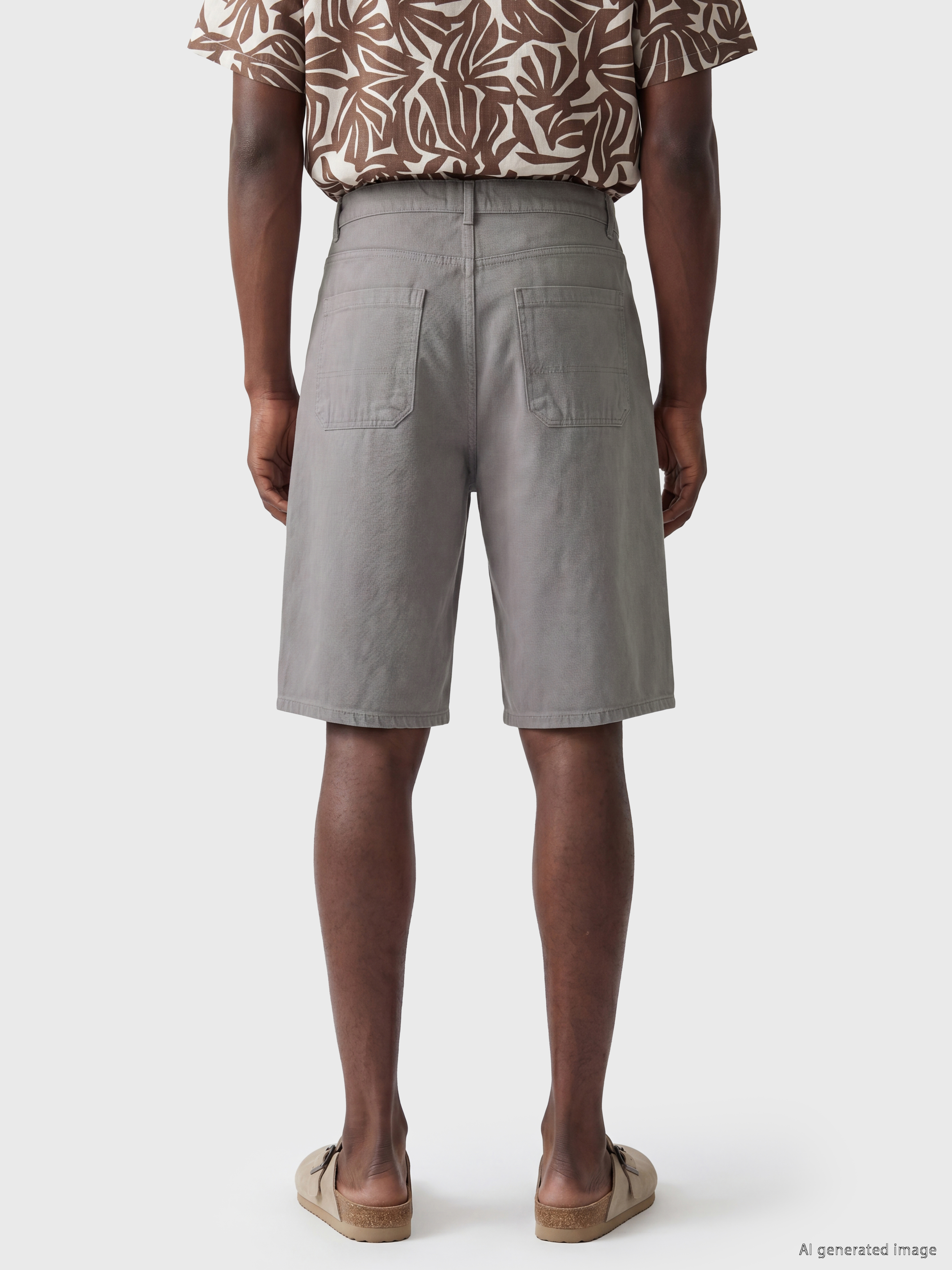 XSIDE Relax Fit Gabardin Erkek Şort görsel 5