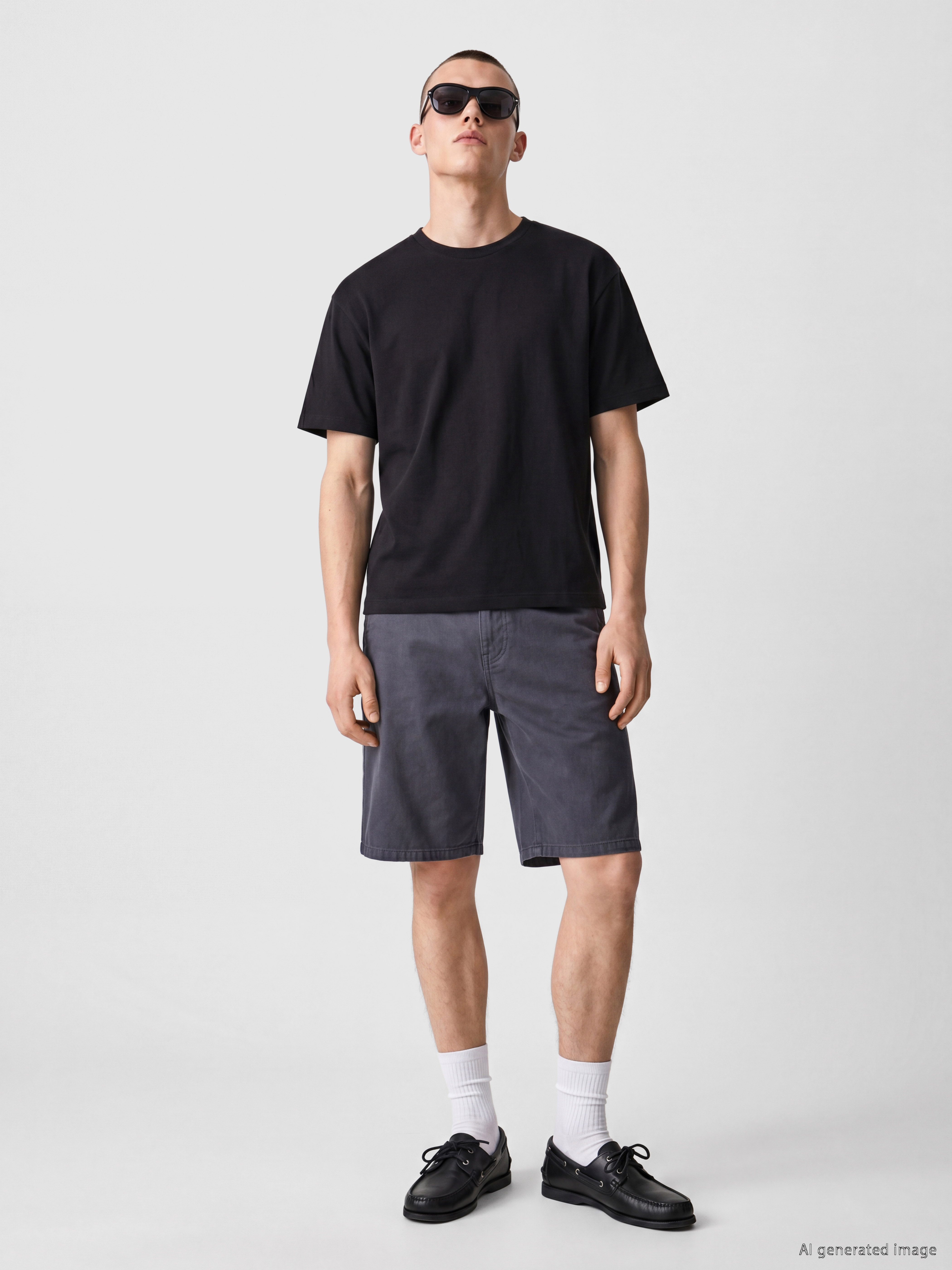 XSIDE Relax Fit Gabardin Erkek Şort görsel 2