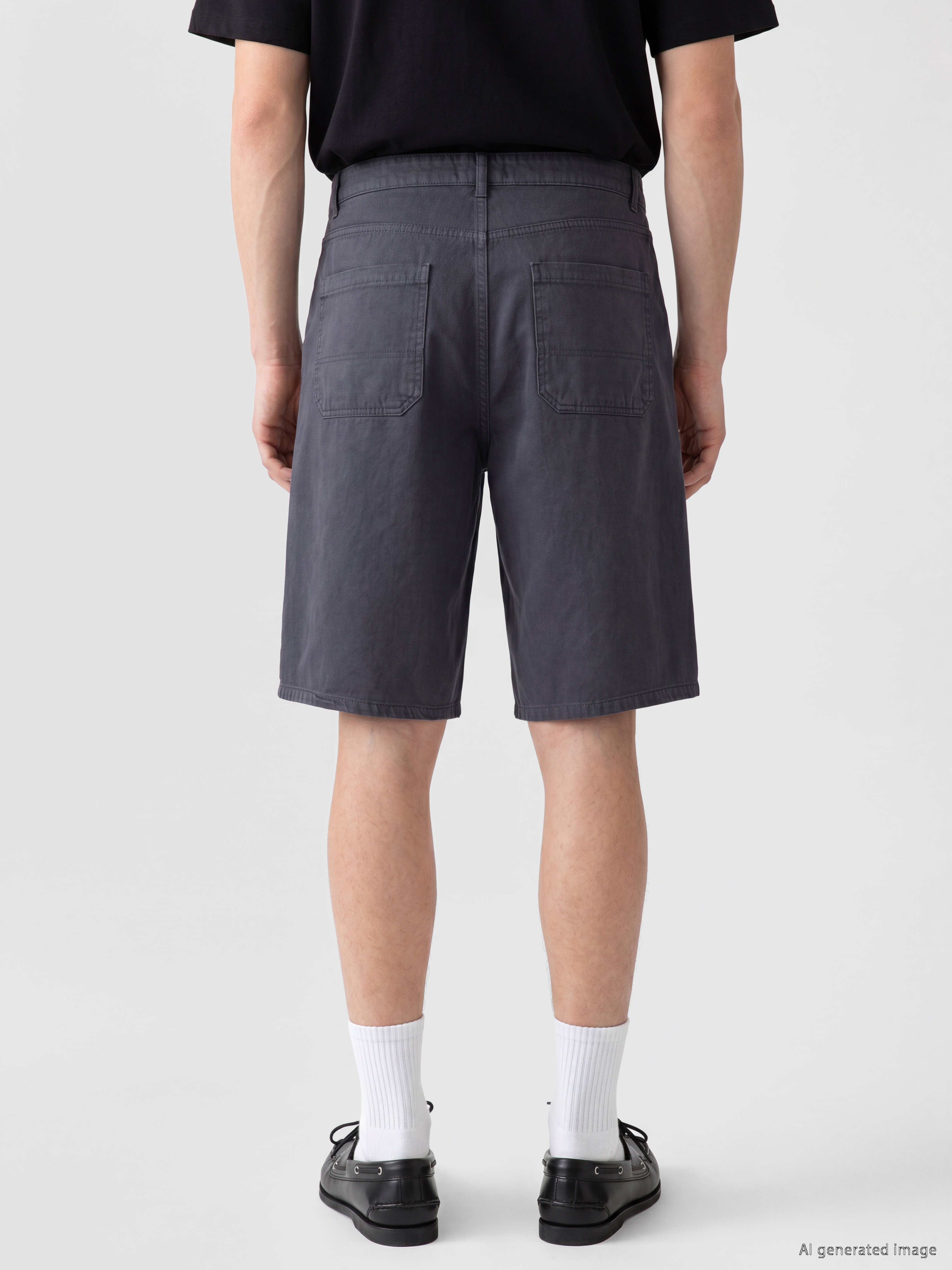XSIDE Relax Fit Gabardin Erkek Şort görsel 4