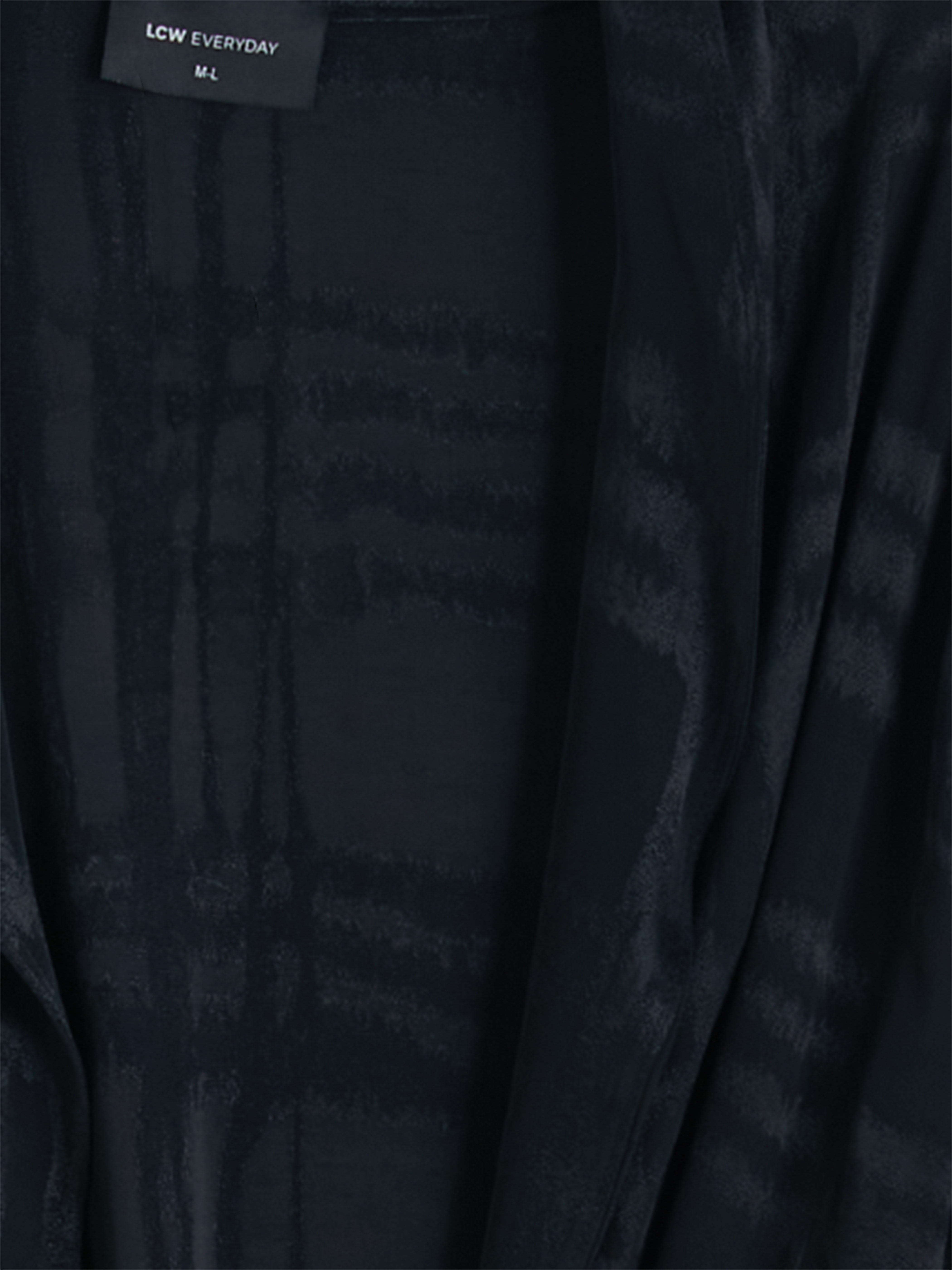 LCW EVERYDAY Şal Yaka Desenli Kuşaklı Kadın Kimono görsel 7