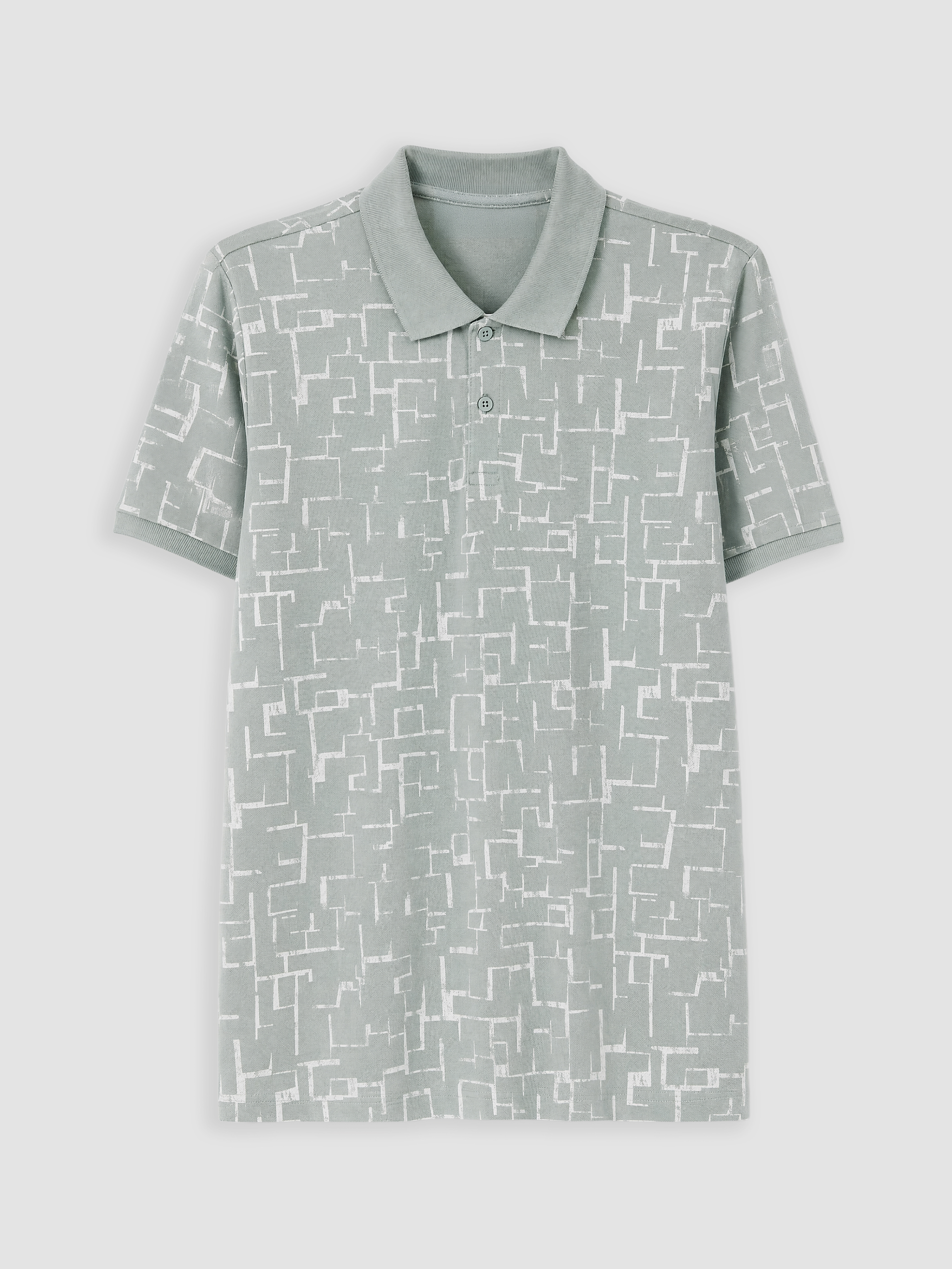 LCW Vision Polo Yaka Desenli Pike Erkek Tişört görsel 5