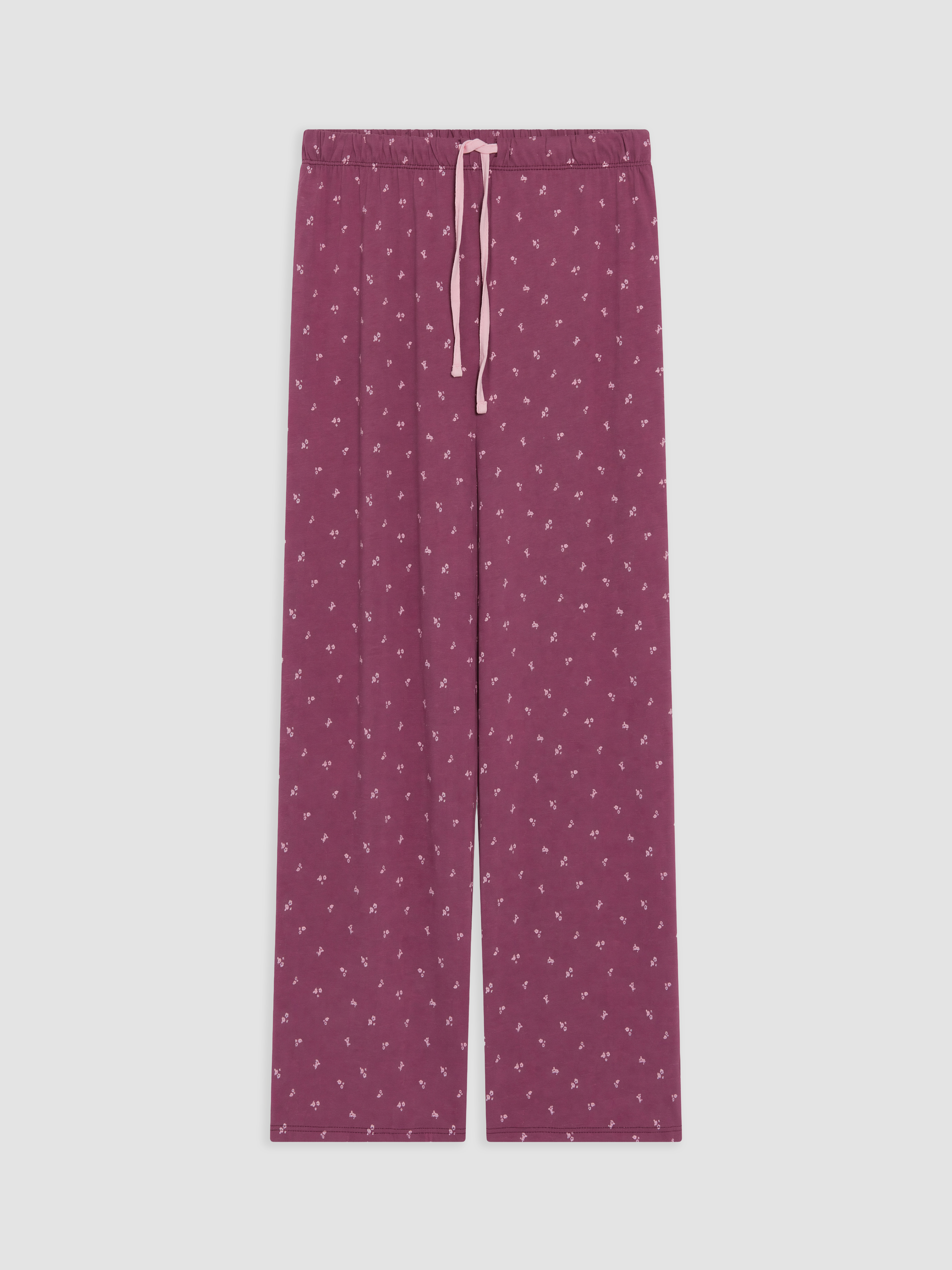 LCW DREAM Bisiklet Yaka Baskılı Kadın Pijama Takımı görsel 8