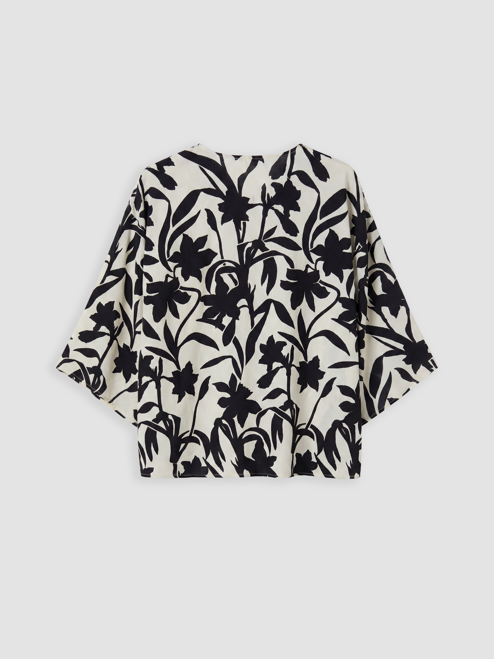 LCW Vision Çiçekli Oversize Kadın Kimono görsel 6