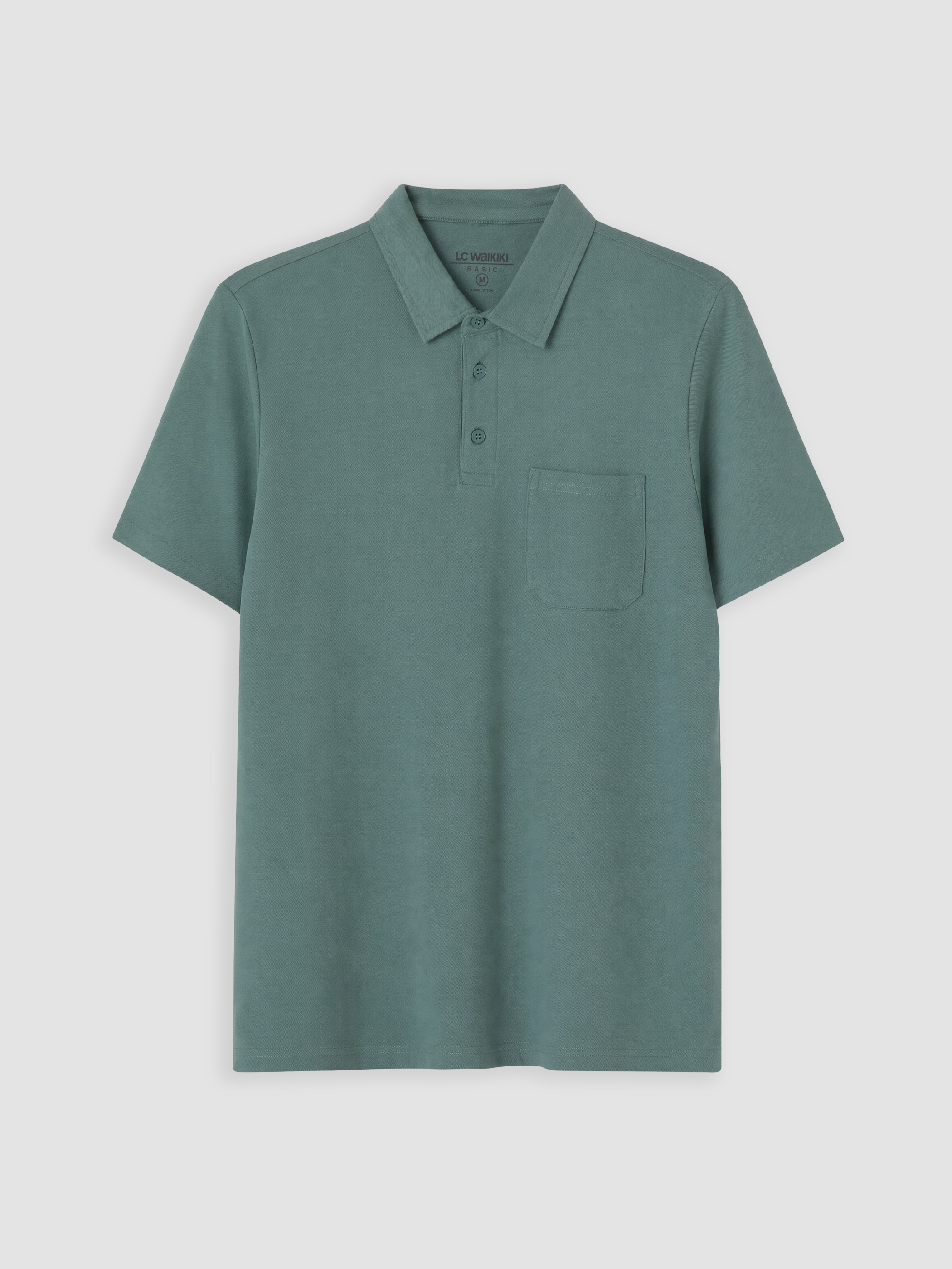 LCWAIKIKI Classic Polo Yaka Pike Erkek Tişört görsel 4
