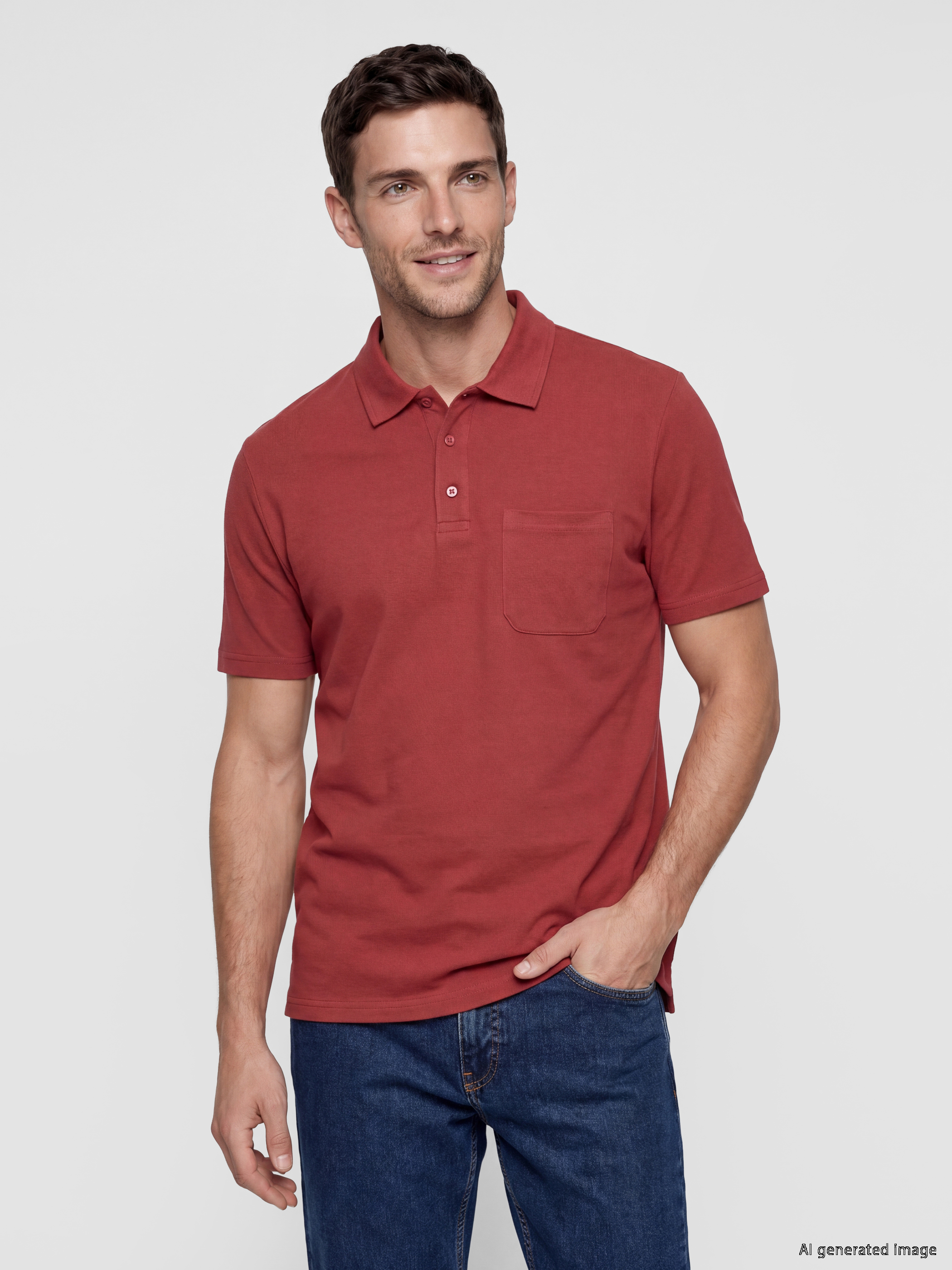 LCWAIKIKI Classic Polo Yaka Pike Erkek Tişört