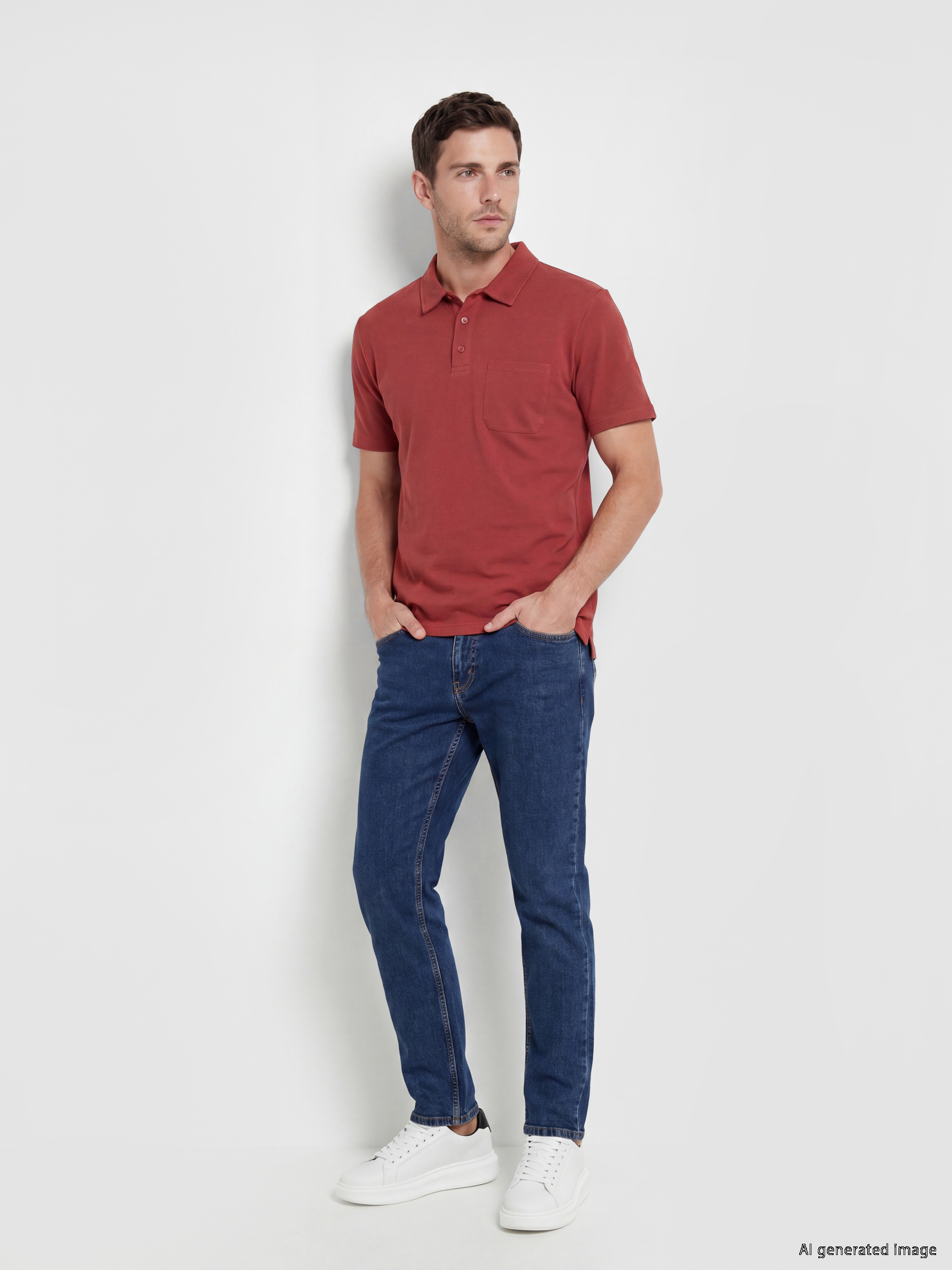 LCWAIKIKI Classic Polo Yaka Pike Erkek Tişört görsel 2